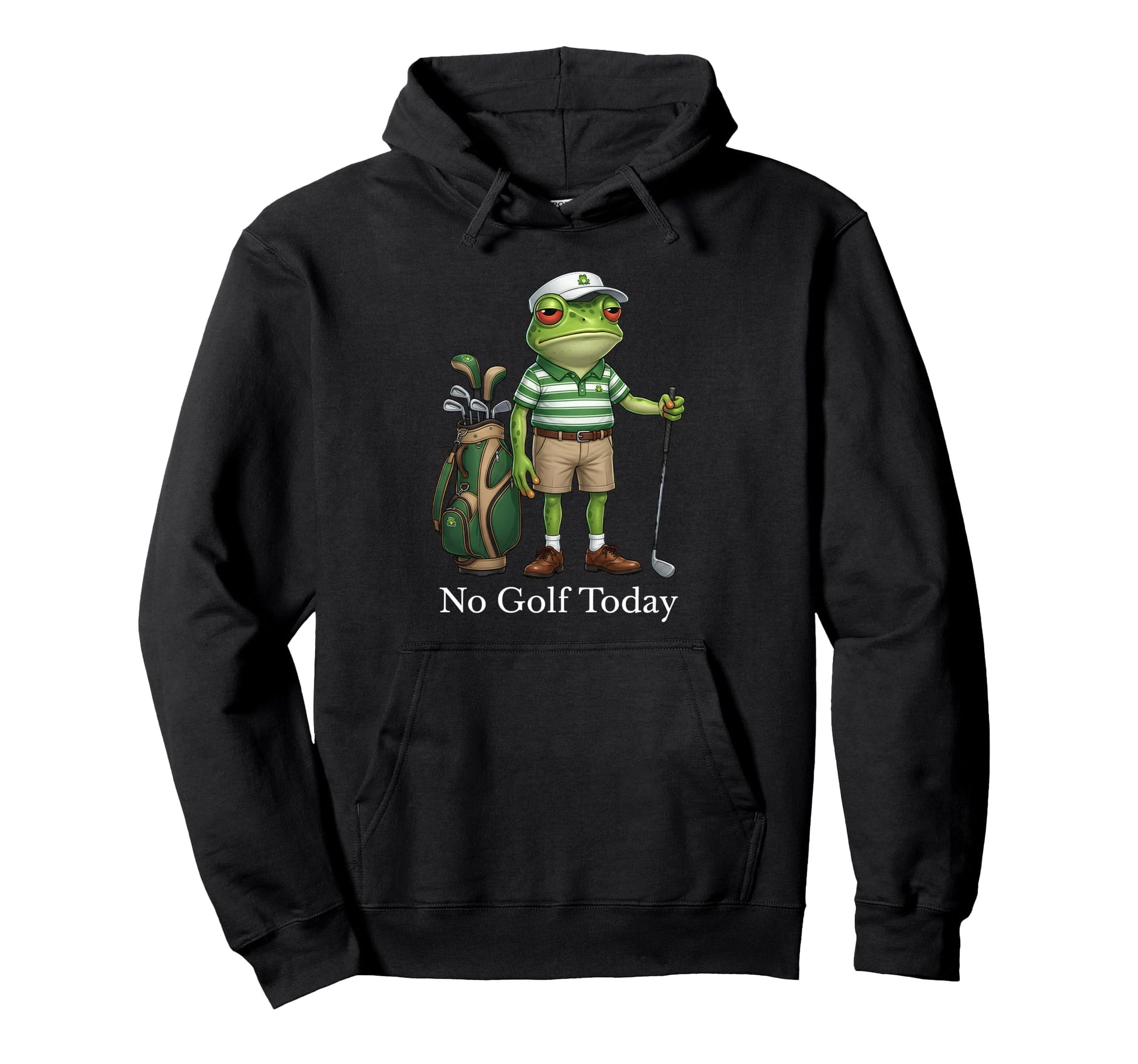 No Golf Today Funny Golfer Dad Golf Hoodie - Aesthetic Graphic Unisex - T-Shirt, Sweatshirt, Hoodie
