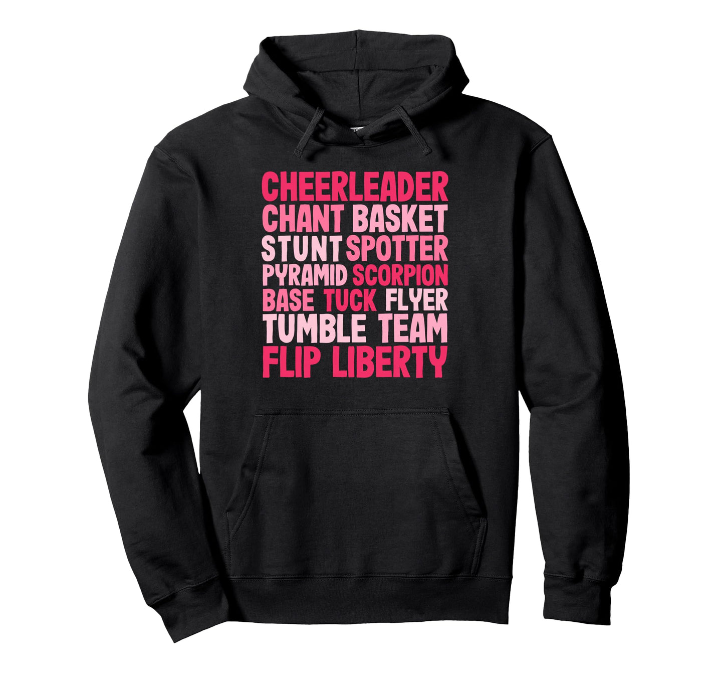 Cheerleader Cheer Moves Hoodie - Casual Everyday Wear for Adults - T-Shirt, Sweatshirt, Hoodie