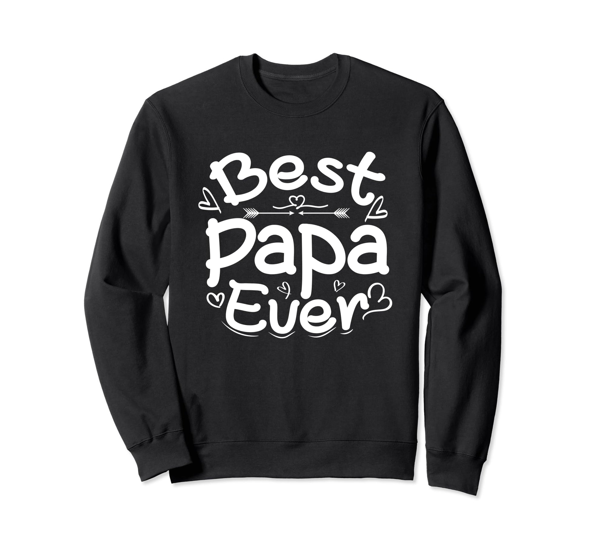 Best Dad Funny Father Daddy Sweatshirt - Minimalist Print for Adults - T-Shirt, Sweatshirt, Hoodie