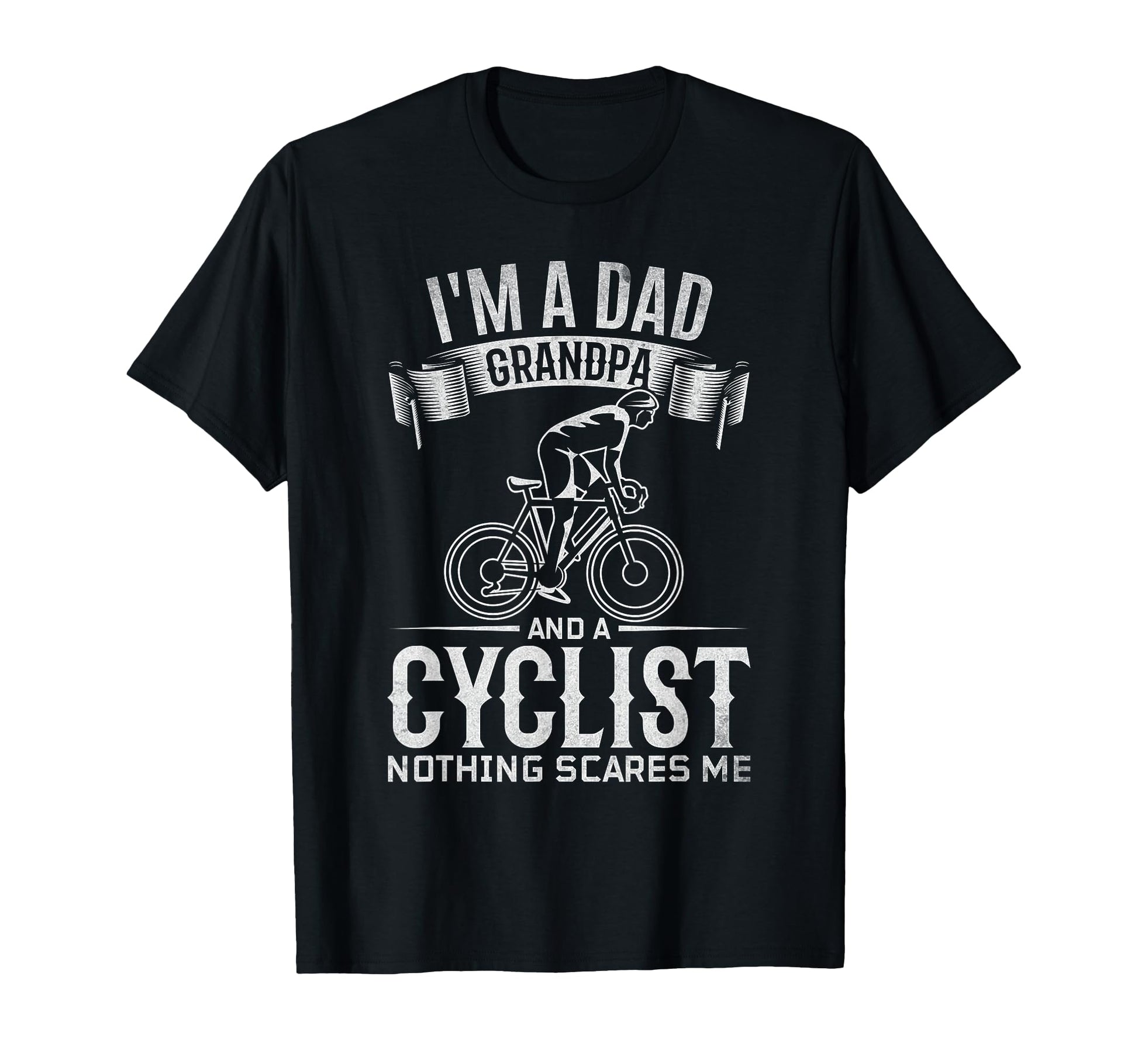Im Dad Grandpa And Cyclist Nothing T-Shirt - Minimalist Print for Adults - T-Shirt, Sweatshirt, Hoodie