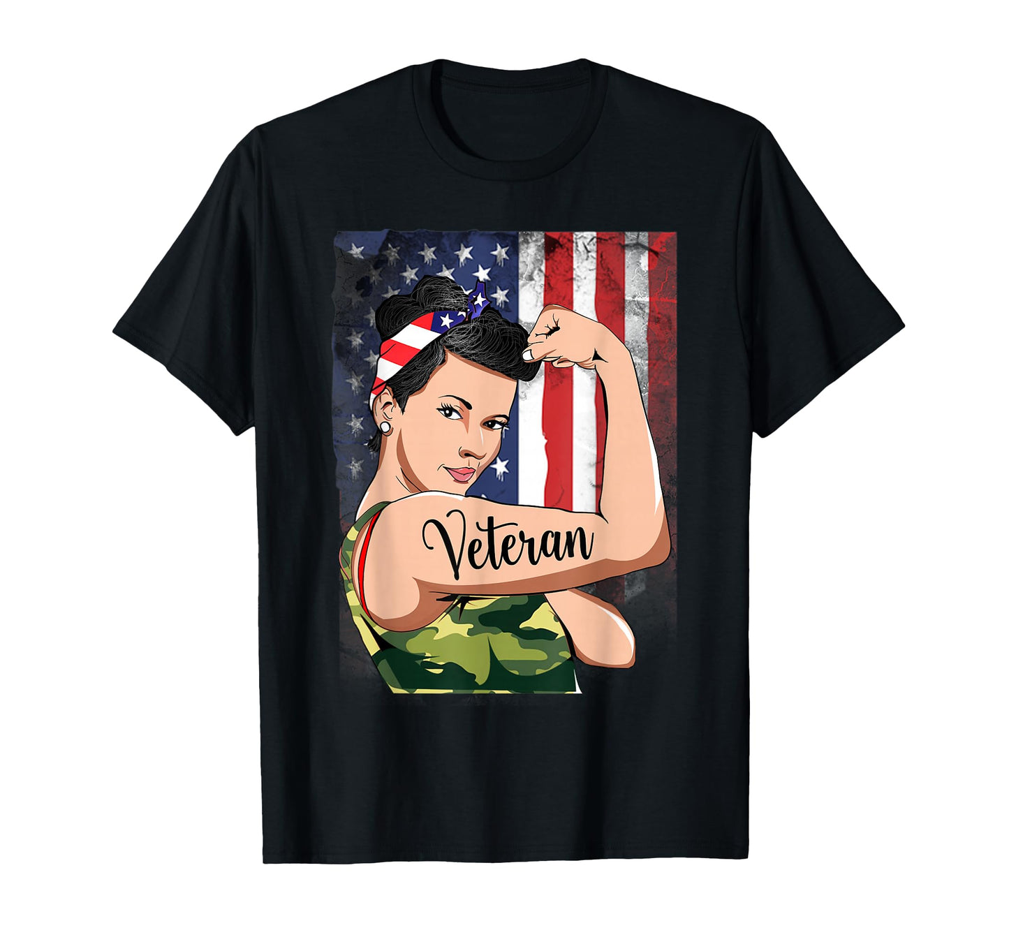 Us American Flag Army Veteran Strong T-Shirt - Trendy Graphic for Adults - T-Shirt, Sweatshirt, Hoodie