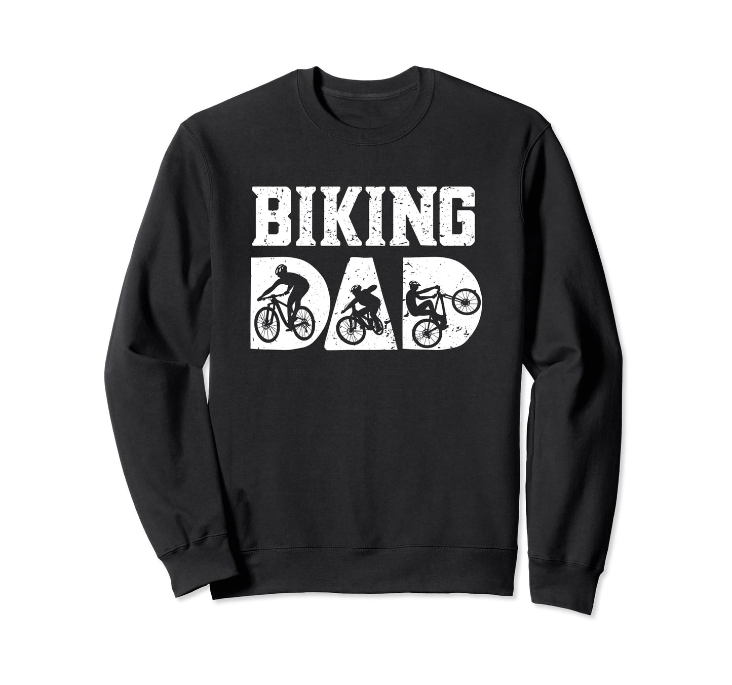 Mountain Bike Dad Cycle Bicycle Sweatshirt - Trendy Graphic Men Women - T-Shirt, Sweatshirt, Hoodie