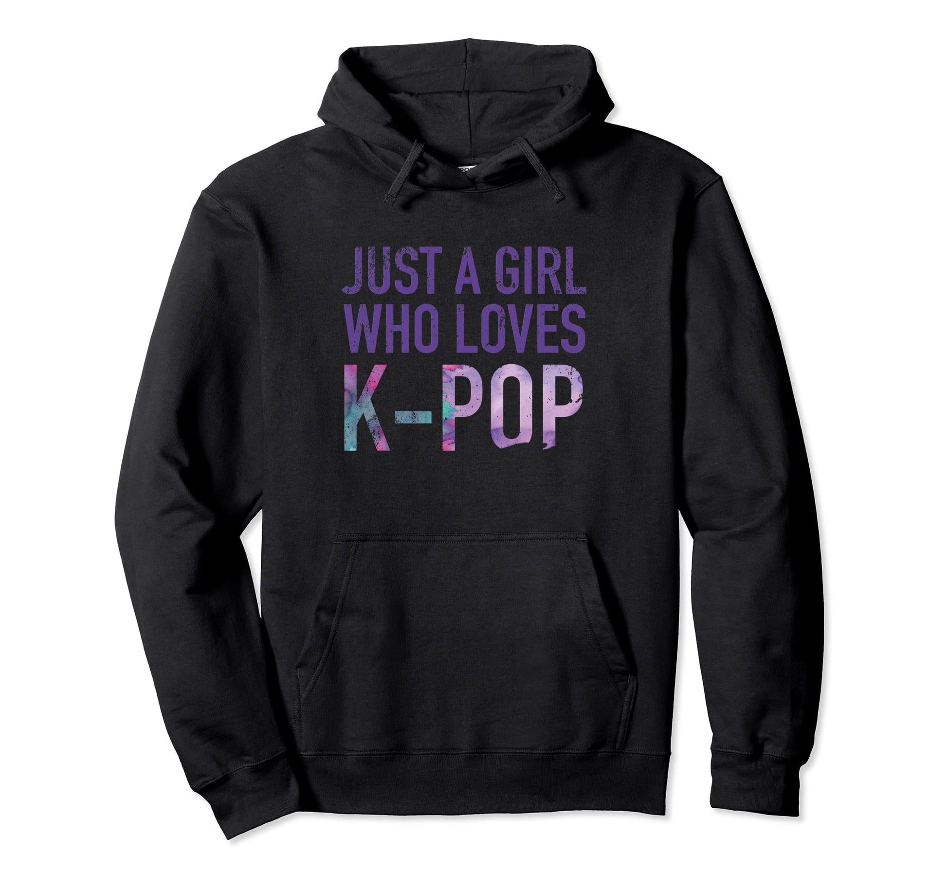 Just Who Loves K Pop Funny Gift Hoodie - Aesthetic Graphic Men Women - T-Shirt, Sweatshirt, Hoodie