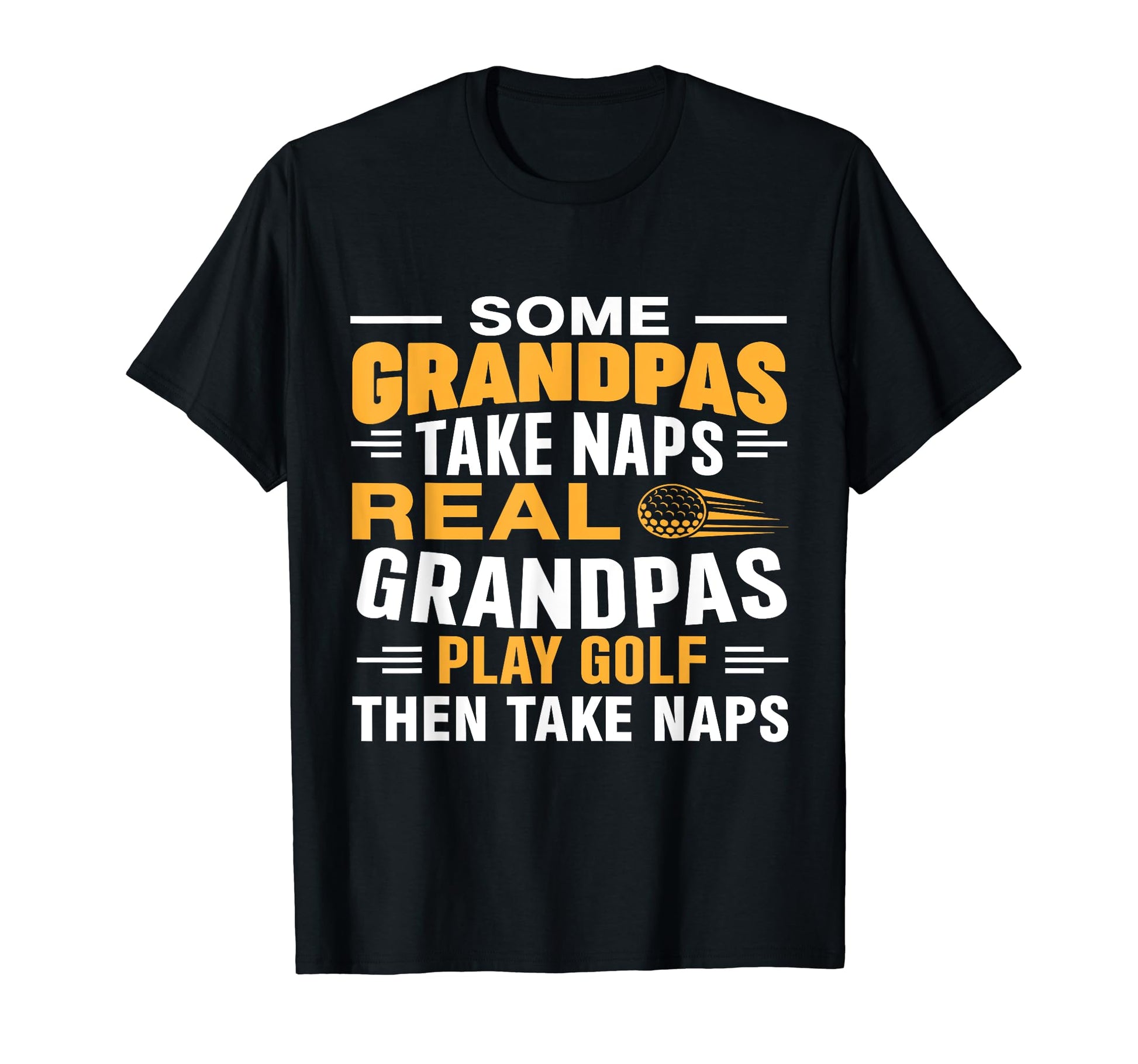 Funny Real Grandpas Play Golf Best T-Shirt - Minimalist Print Men Women - T-Shirt, Sweatshirt, Hoodie