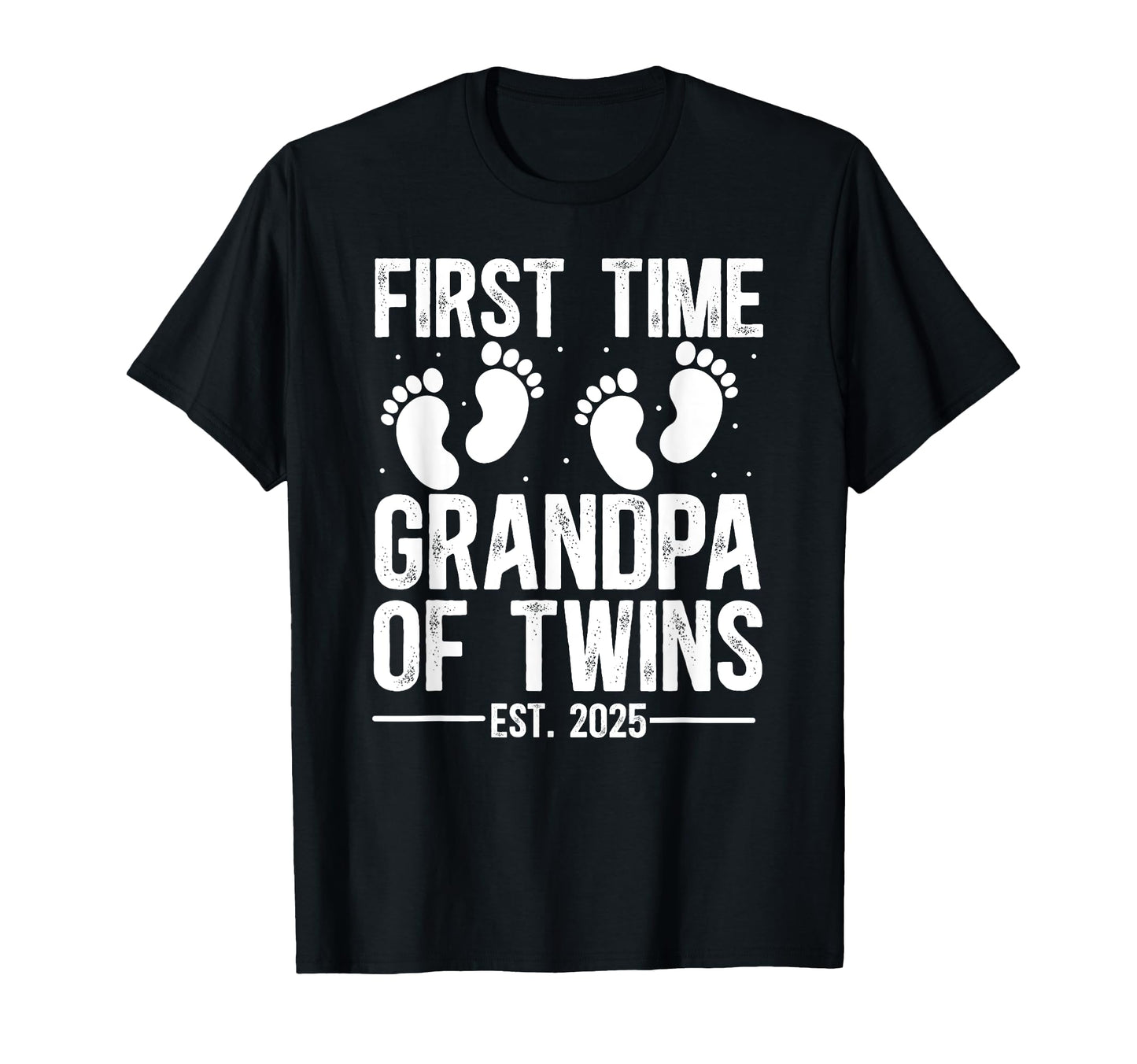 First Time Grandpa Twins Promoted To T-Shirt - Graphic Print Unisex - T-Shirt, Sweatshirt, Hoodie