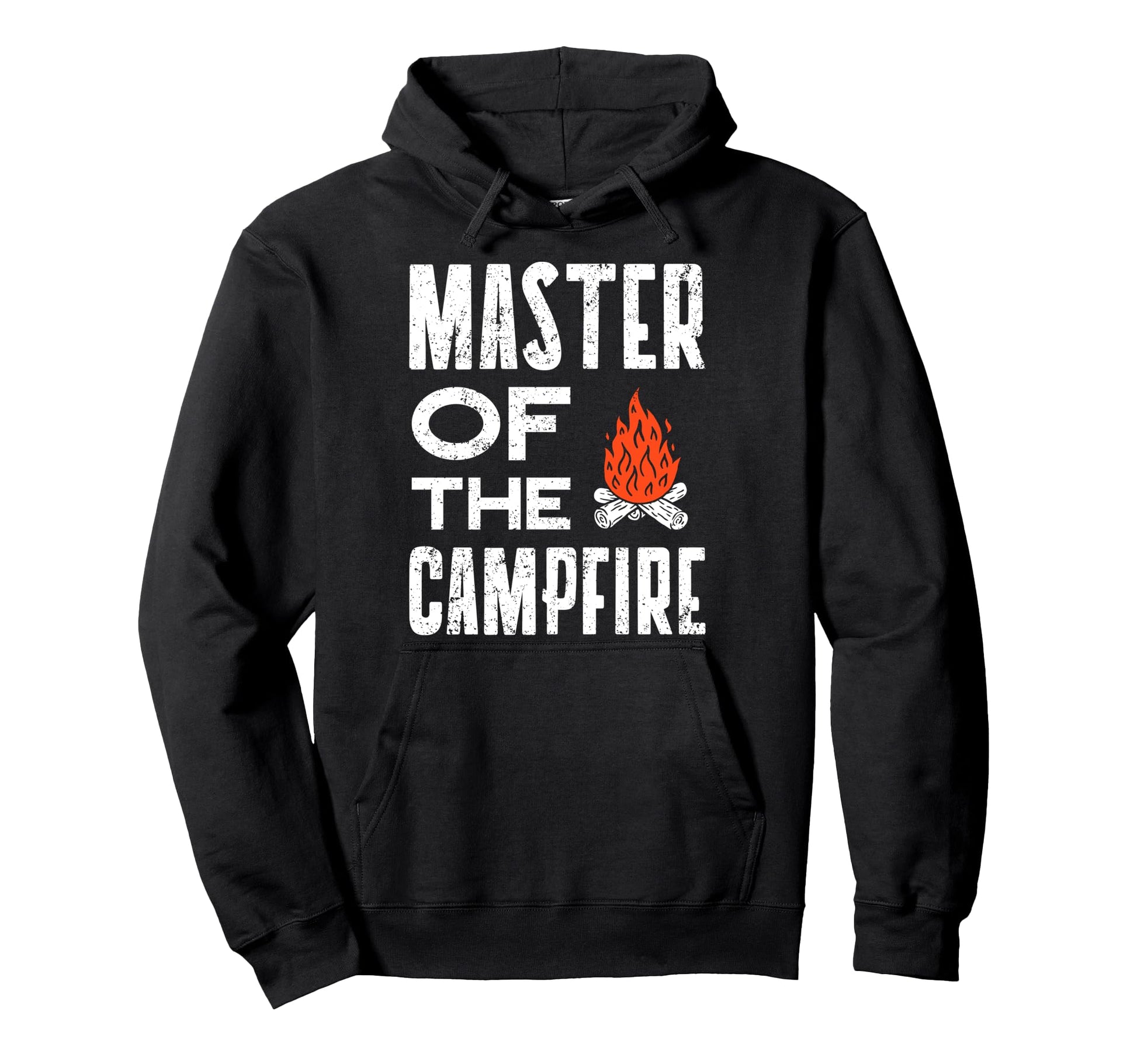 Master Campfire Camper Dad Camping Camp Hoodie - Graphic Print for Adults - T-Shirt, Sweatshirt, Hoodie