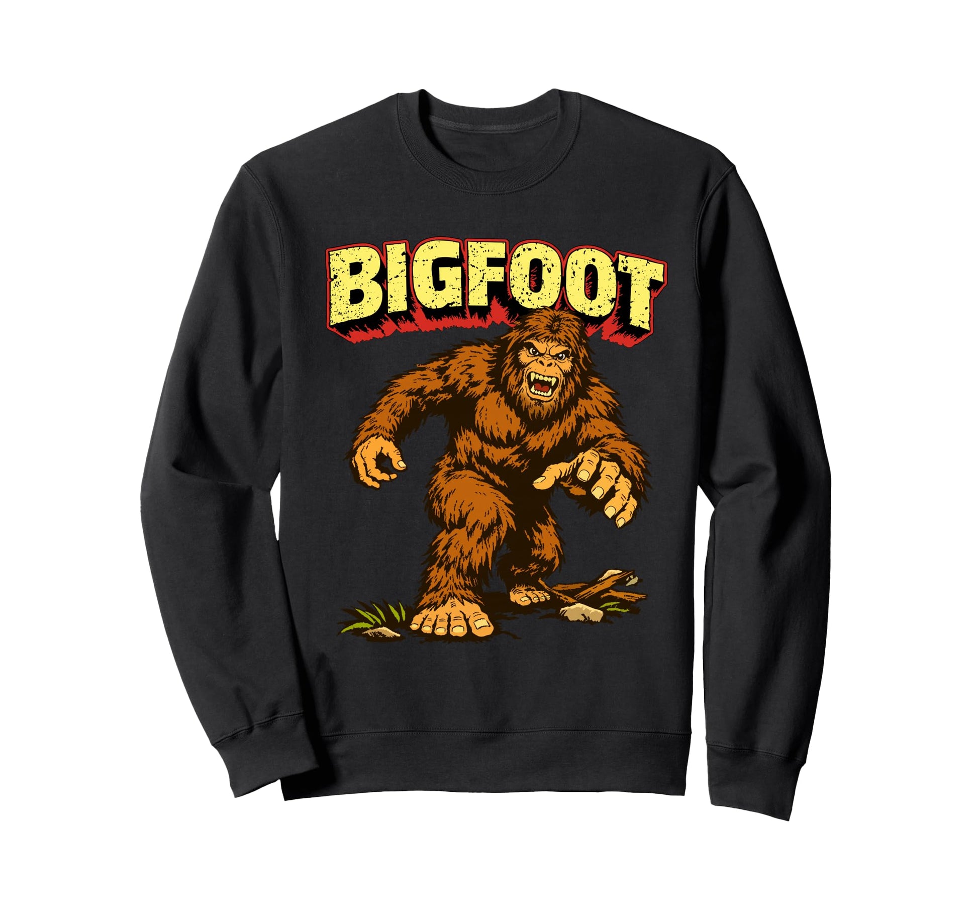 Bigfoot Sasquatch Cryptid Monster Sweatshirt - Unique Graphic Unisex - T-Shirt, Sweatshirt, Hoodie