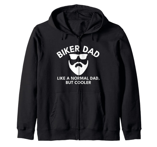 Biker Mountain Bike Dad Bearded T T-Shirt - Novelty Apparel for Adults - T-Shirt, Sweatshirt, Hoodie