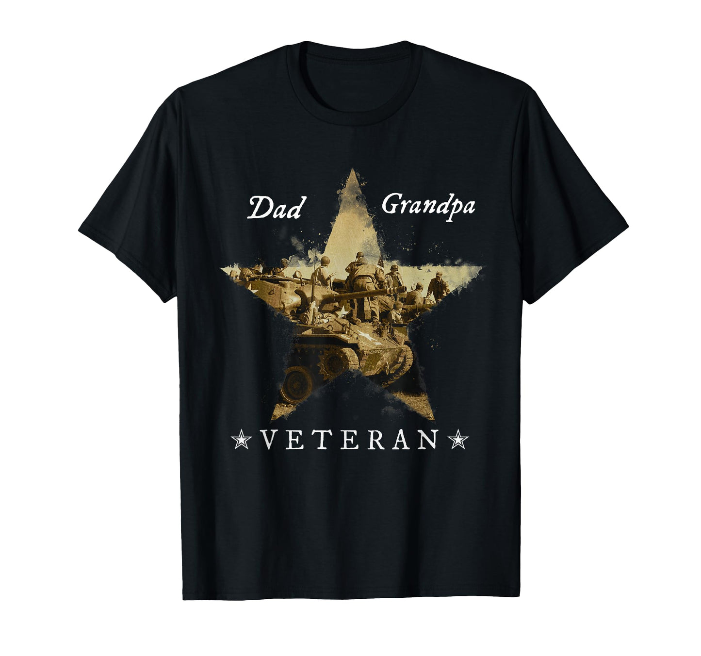 Veteran Dad Grandpa Army Vietnam Wwii T-Shirt - Graphic Print Unisex - T-Shirt, Sweatshirt, Hoodie