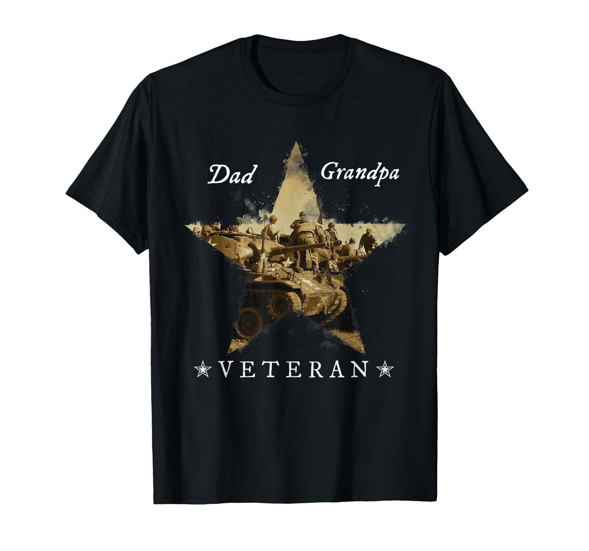 Veteran Dad Grandpa Army Vietnam Wwii T-Shirt - Graphic Print Unisex - T-Shirt, Sweatshirt, Hoodie