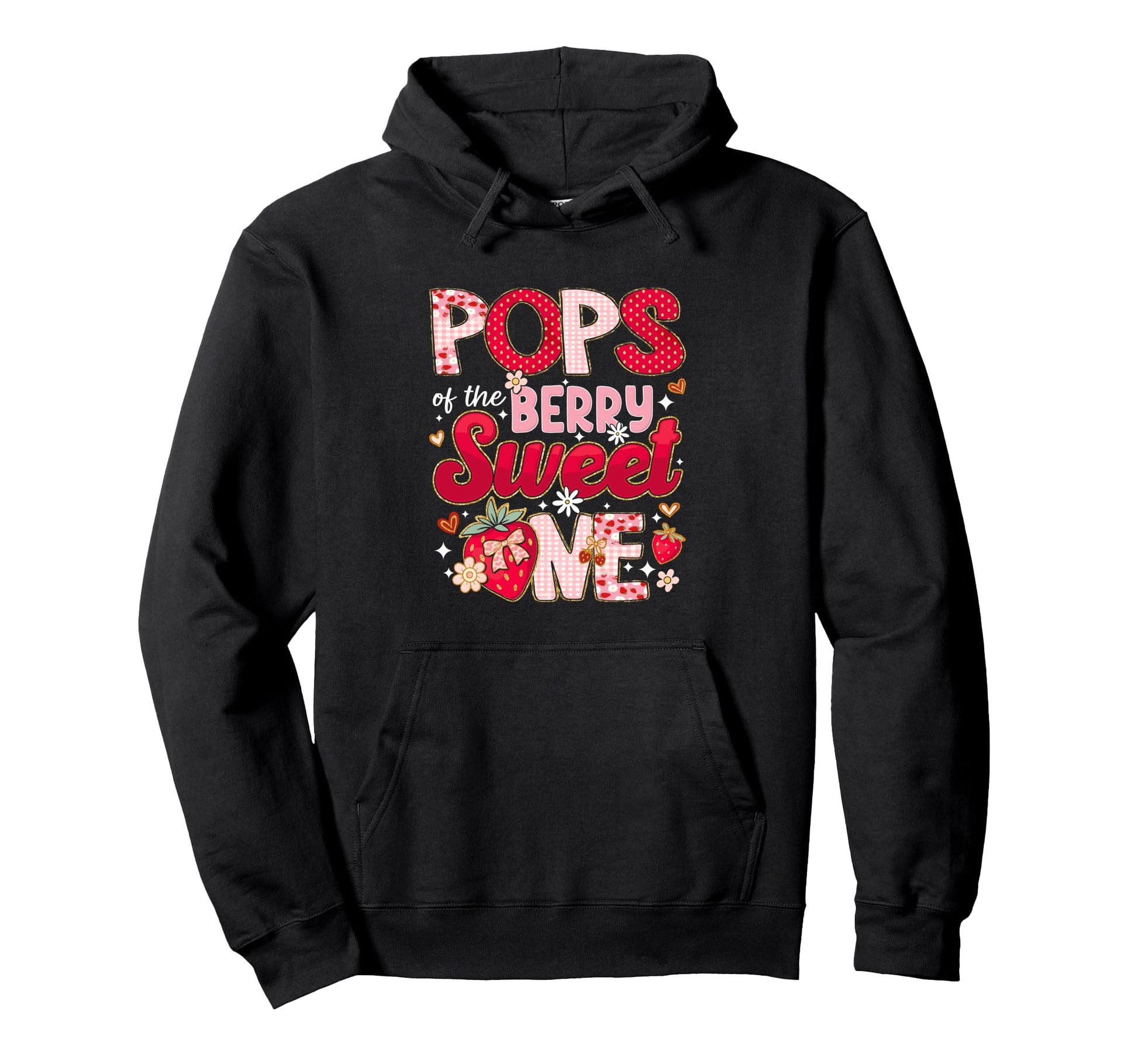 Pops Berry Sweet One Strawberry Hoodie - Custom Art Print Unisex - T-Shirt, Sweatshirt, Hoodie