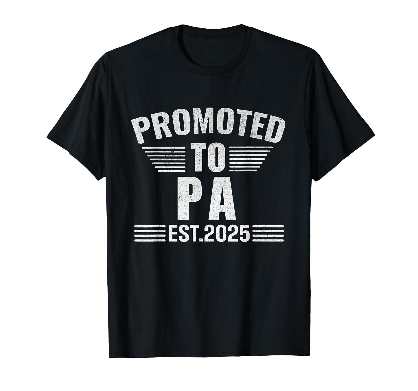 Promoted To Pa 2025 Pregnancy T-Shirt - Minimalist Print for Adults - T-Shirt, Sweatshirt, Hoodie