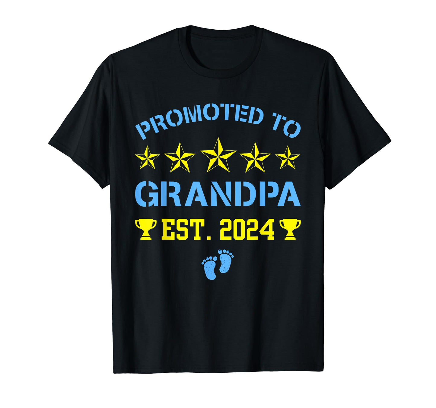 Soon To Be Grandpa 2024 Funny Promoted T-Shirt - Custom Art Print Unisex - T-Shirt, Sweatshirt, Hoodie