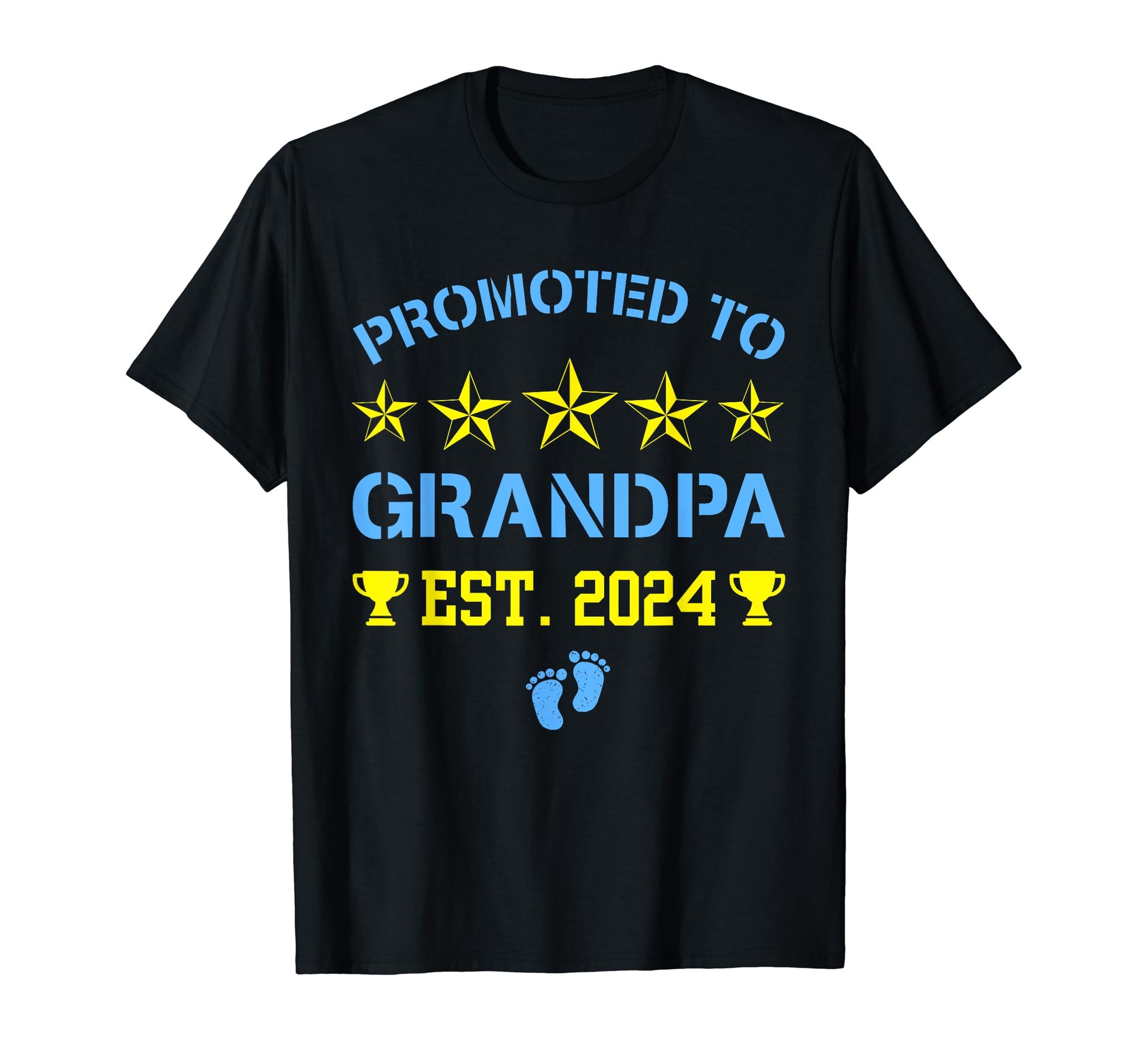Soon To Be Grandpa 2024 Funny Promoted T-Shirt - Custom Art Print Unisex - T-Shirt, Sweatshirt, Hoodie