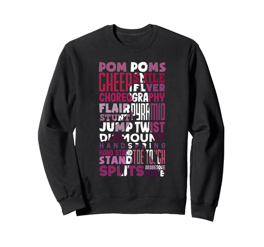 Cheerleading Shirts Cheer Gifts T-Shirt - Aesthetic Graphic for Adults - T-Shirt, Sweatshirt, Hoodie