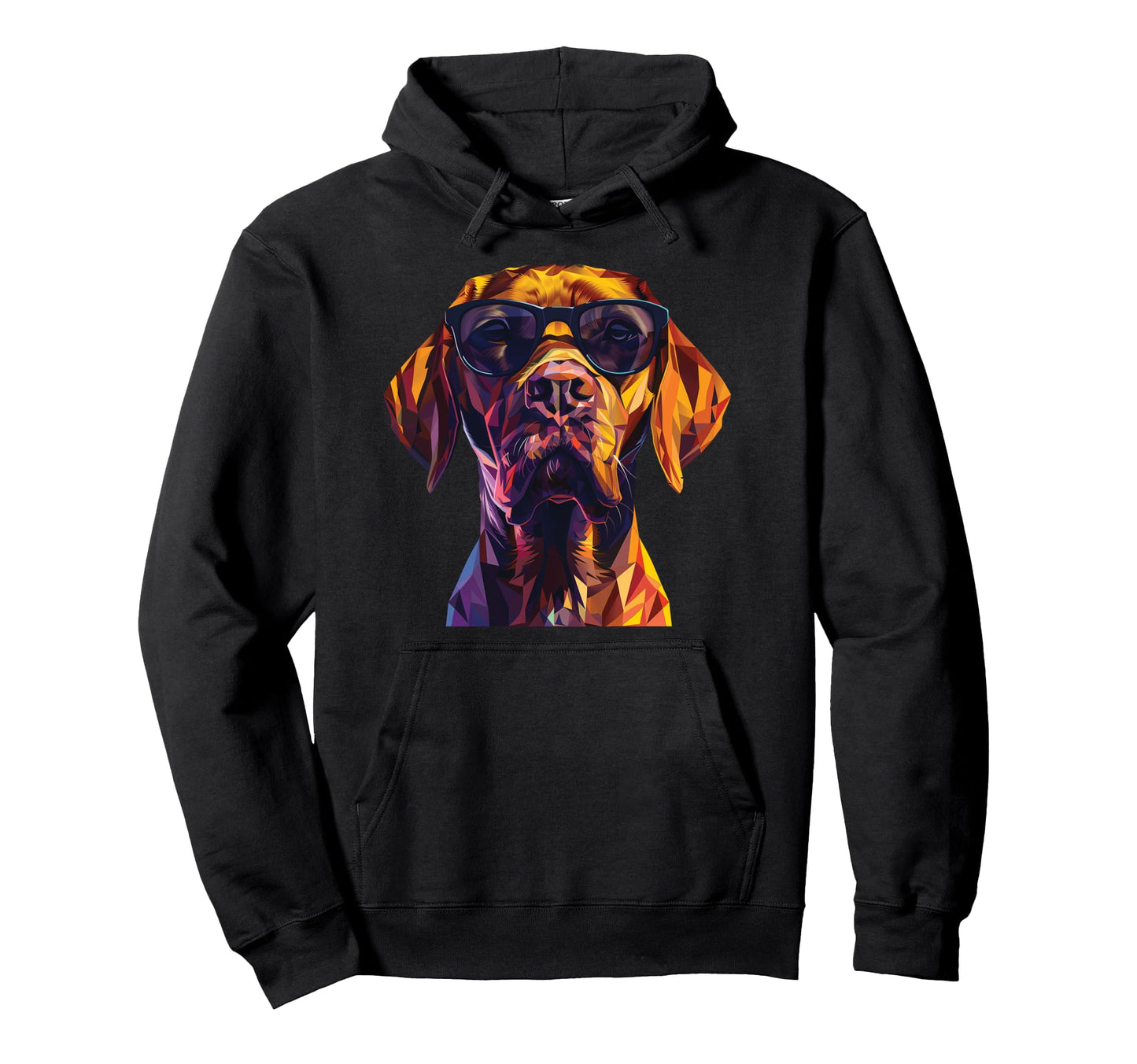 Dog Dad Mom Sunglasses Vizsla Hoodie - Trendy Graphic Unisex - T-Shirt, Sweatshirt, Hoodie