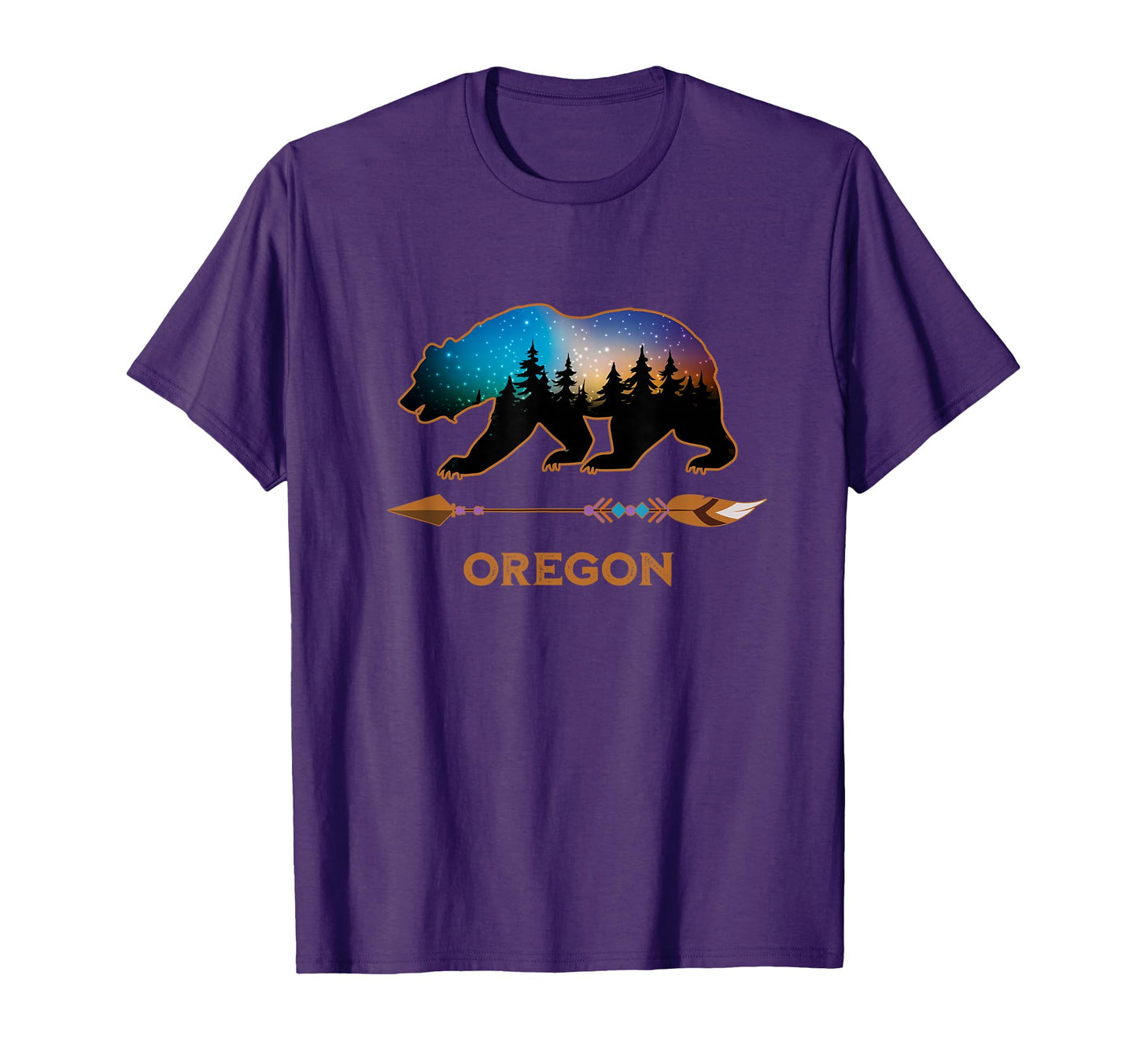 Oregon Black Bear Wildlife Hiking Trail T-Shirt - Custom Art Print Unisex - T-Shirt, Sweatshirt, Hoodie