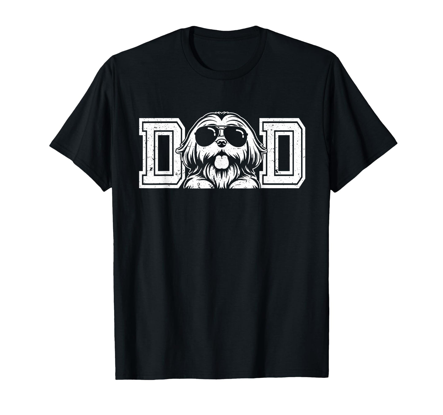 Shih Tzu Dog Owner Shih Tzu Dad T-Shirt - Custom Art Print Men Women - T-Shirt, Sweatshirt, Hoodie