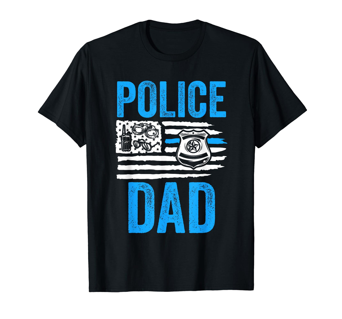 Police Dad Police T-Shirt - Minimalist Print Unisex - T-Shirt, Sweatshirt, Hoodie
