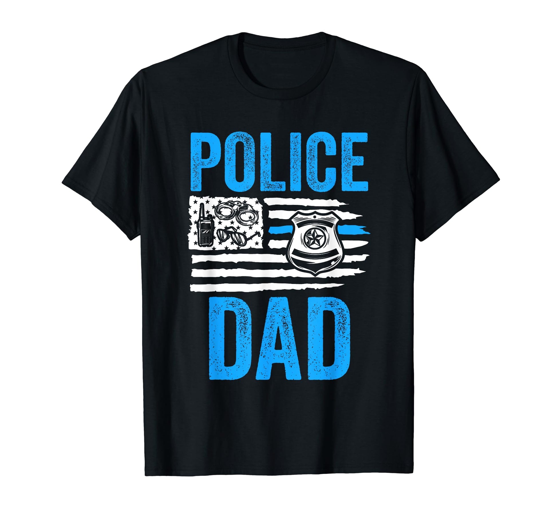 Police Dad Police T-Shirt - Minimalist Print Unisex - T-Shirt, Sweatshirt, Hoodie
