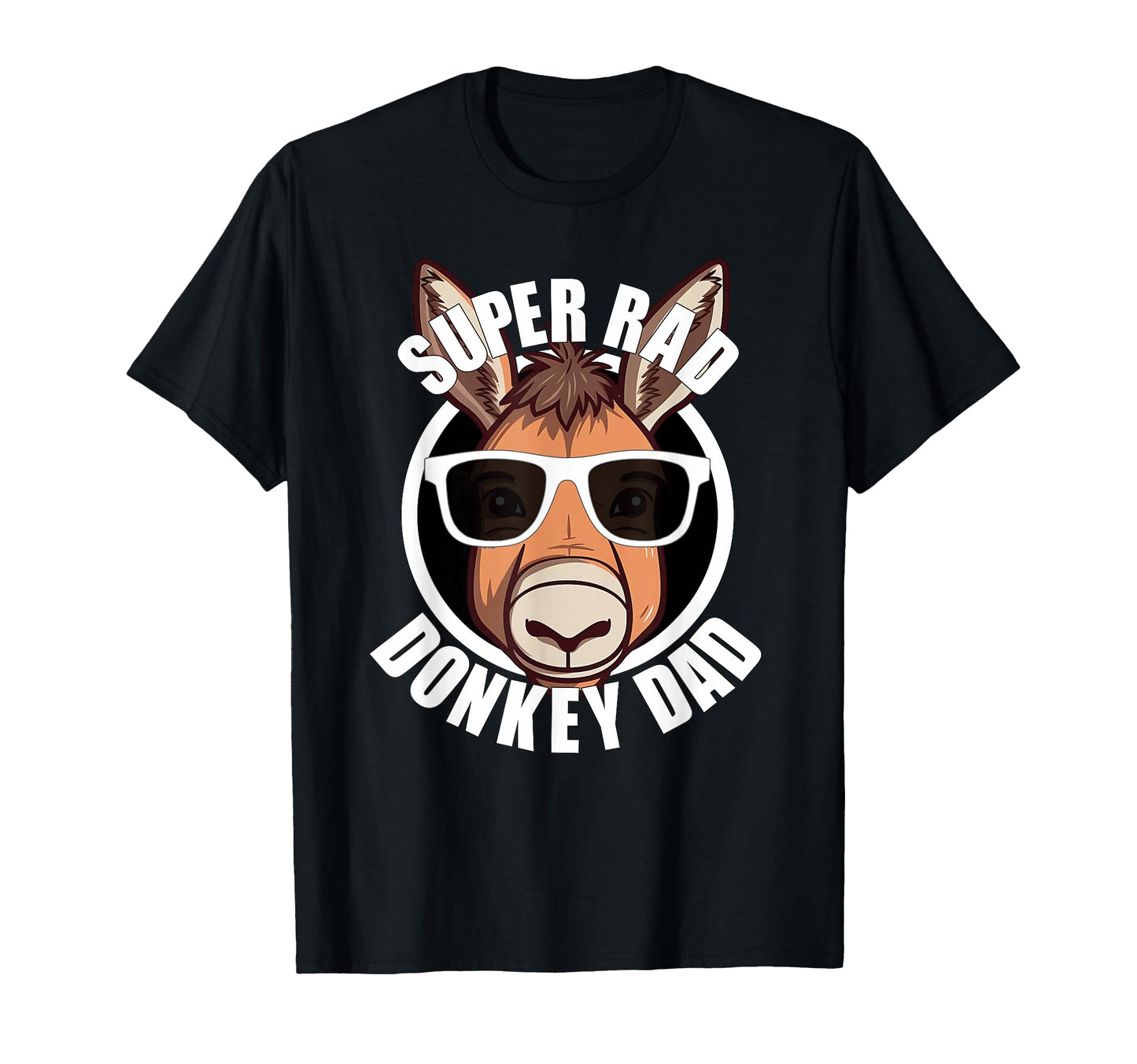 Donkey Dad Funny Fathers Day Farm T-Shirt - Minimalist Print Men Women - T-Shirt, Sweatshirt, Hoodie