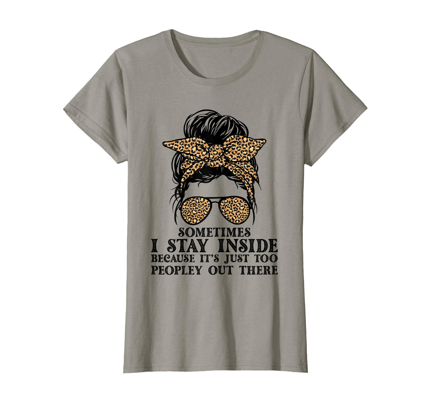 Sometimes I Stay Inside Because Its T-Shirt - Minimalist Print Men Women - T-Shirt, Sweatshirt, Hoodie