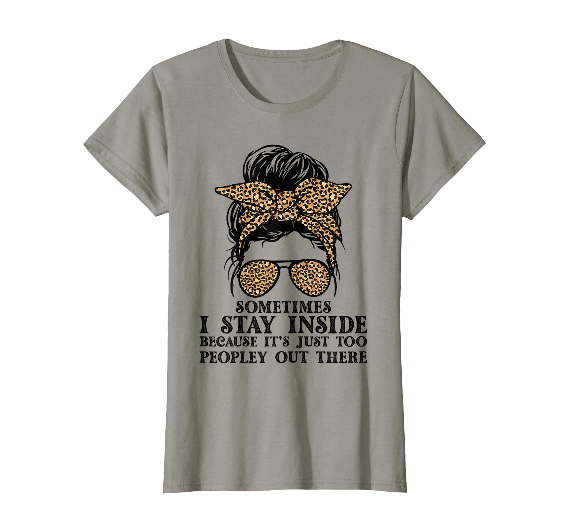 Sometimes I Stay Inside Because Its T-Shirt - Minimalist Print Men Women - T-Shirt, Sweatshirt, Hoodie