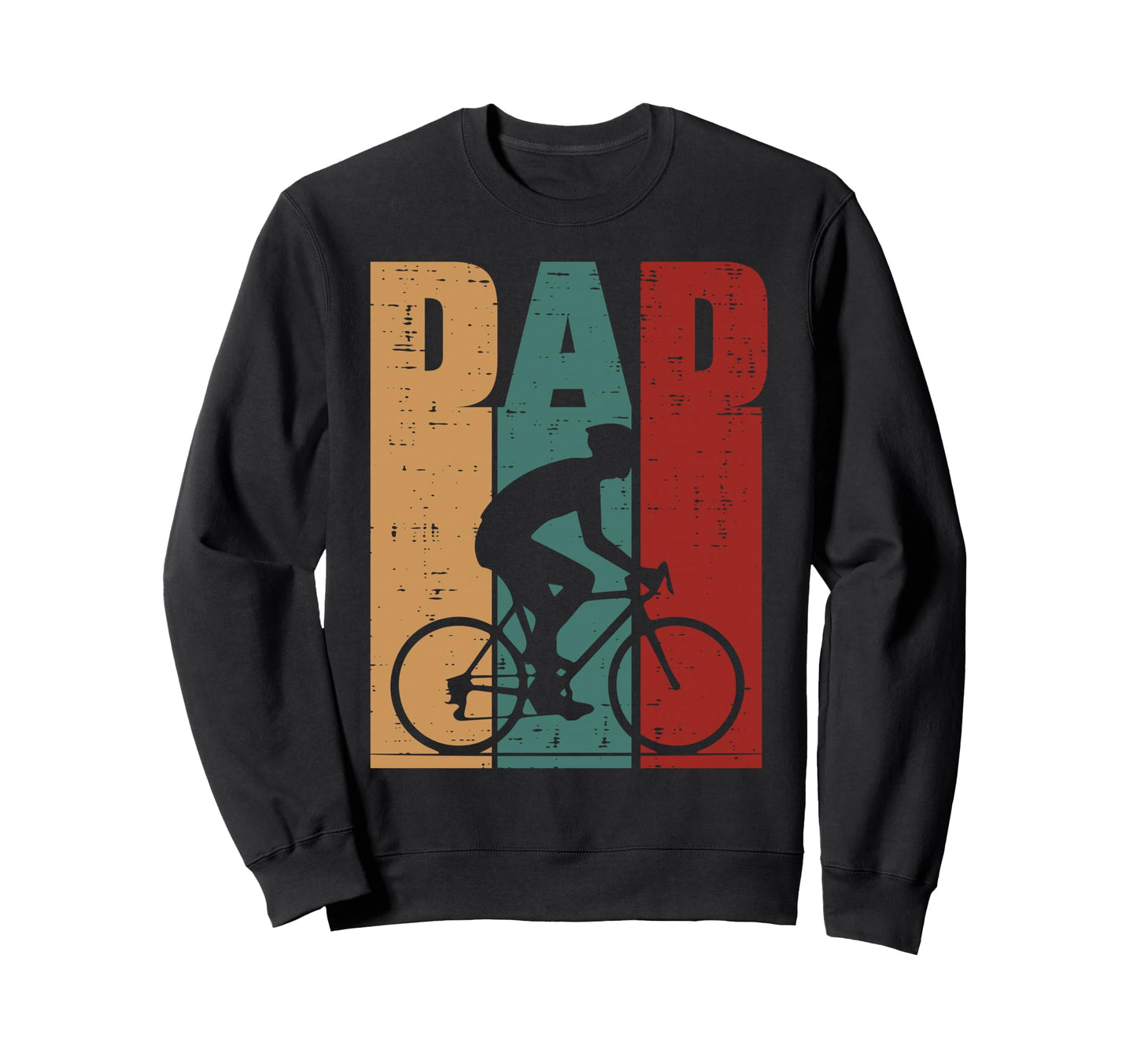 Fathers Day Dad Bicycle Bike Biker Sweatshirt - Unique Graphic Men Women - T-Shirt, Sweatshirt, Hoodie