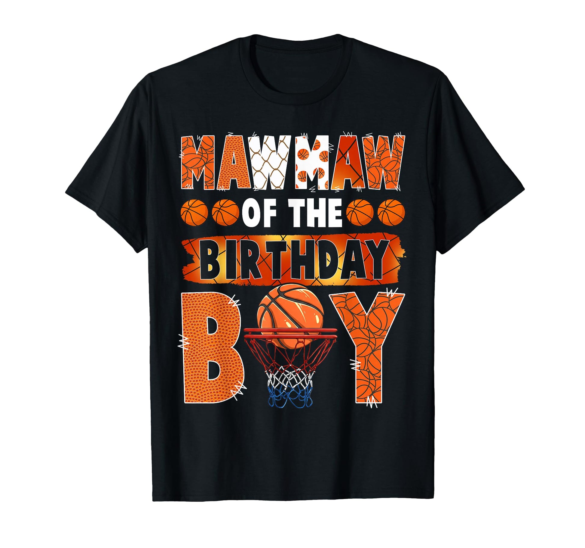 Mawmaw Birthday Basketball Lover T-Shirt - Novelty Apparel for Adults - T-Shirt, Sweatshirt, Hoodie