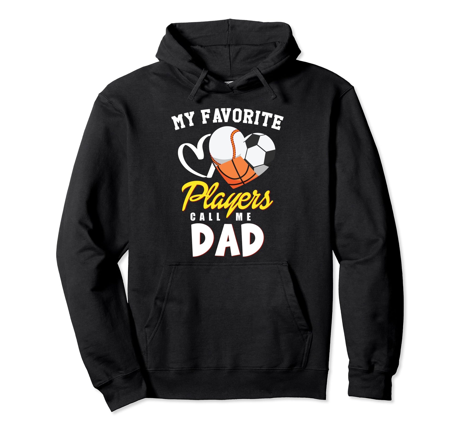 My Favorite Players Baseball Soccer Hoodie - Unique Graphic for Adults - T-Shirt, Sweatshirt, Hoodie