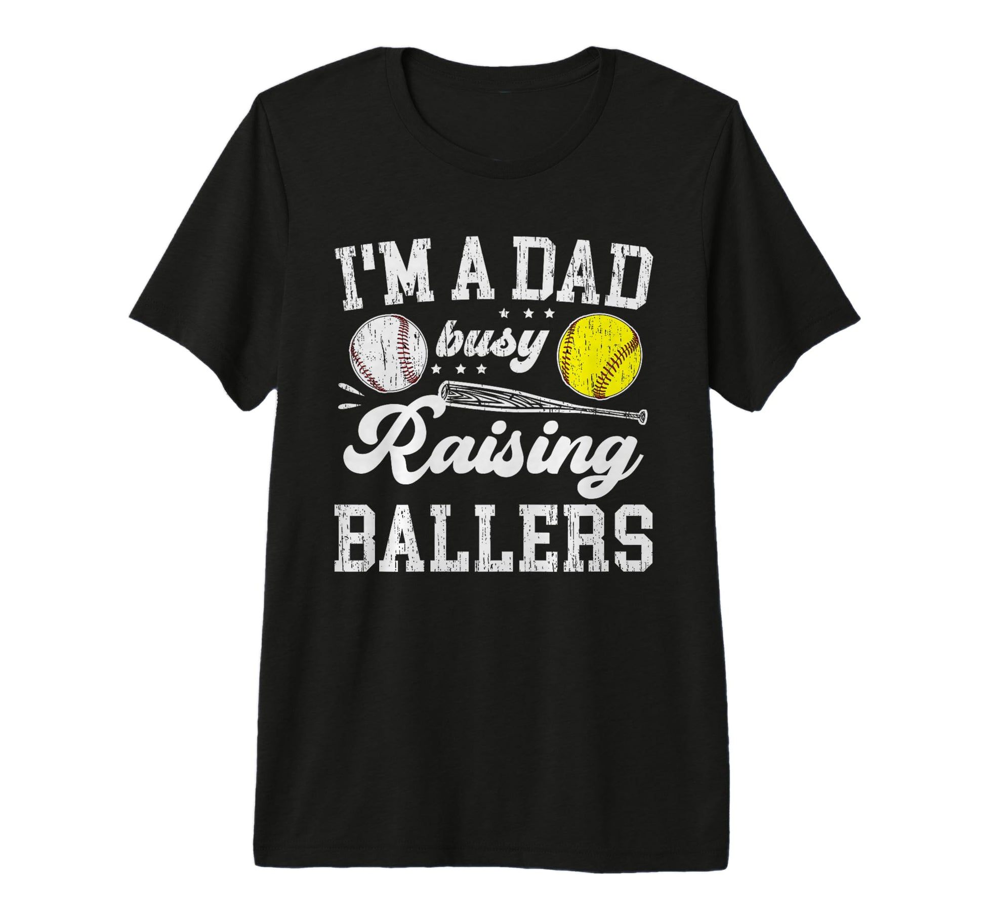 Mens Im Dad Busy Raising Ballers T-Shirt - Aesthetic Graphic Men Women - T-Shirt, Sweatshirt, Hoodie