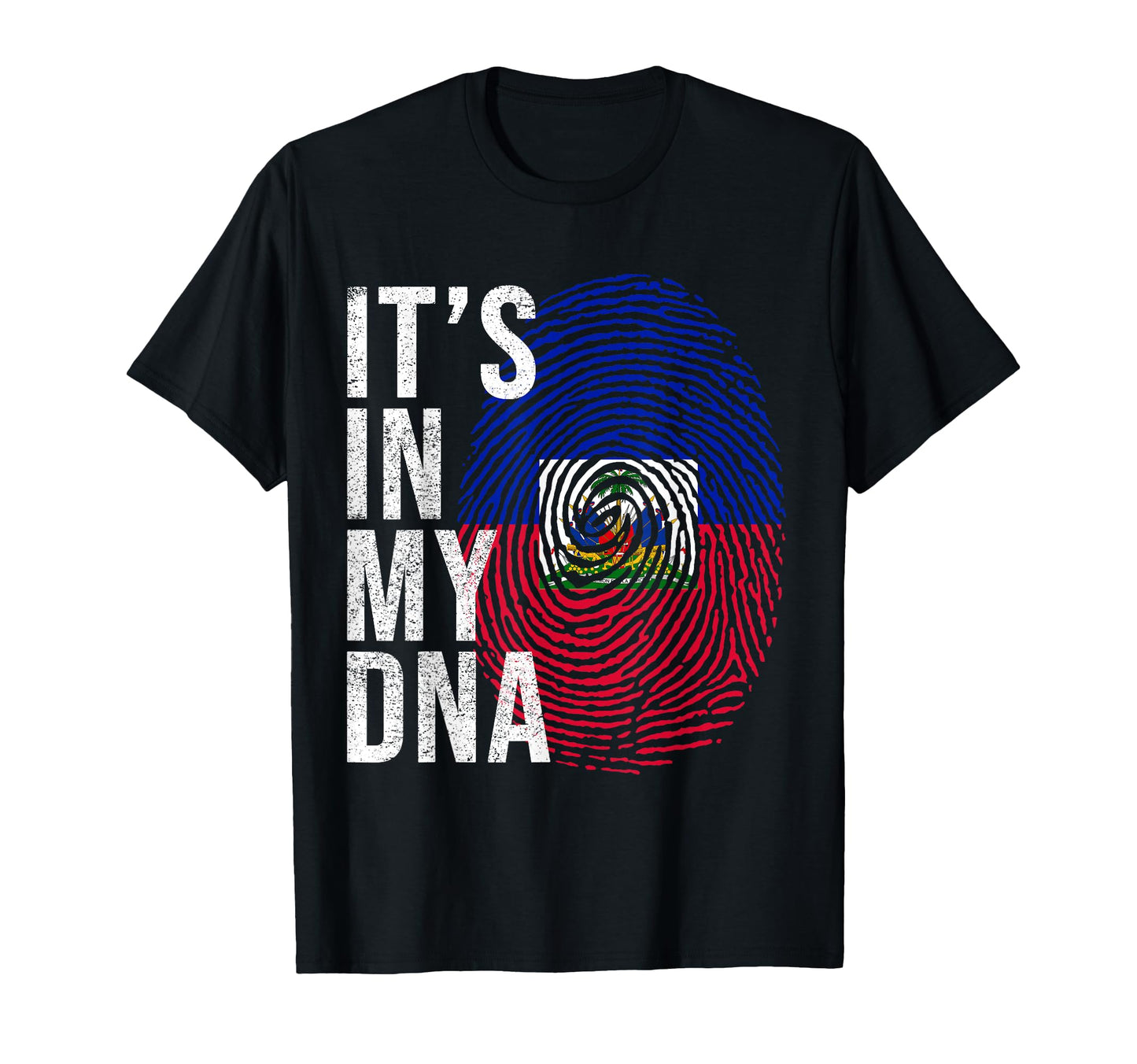Its My Dna Haiti Flag Haitian T-Shirt - Casual Everyday Wear Men Women - T-Shirt, Sweatshirt, Hoodie