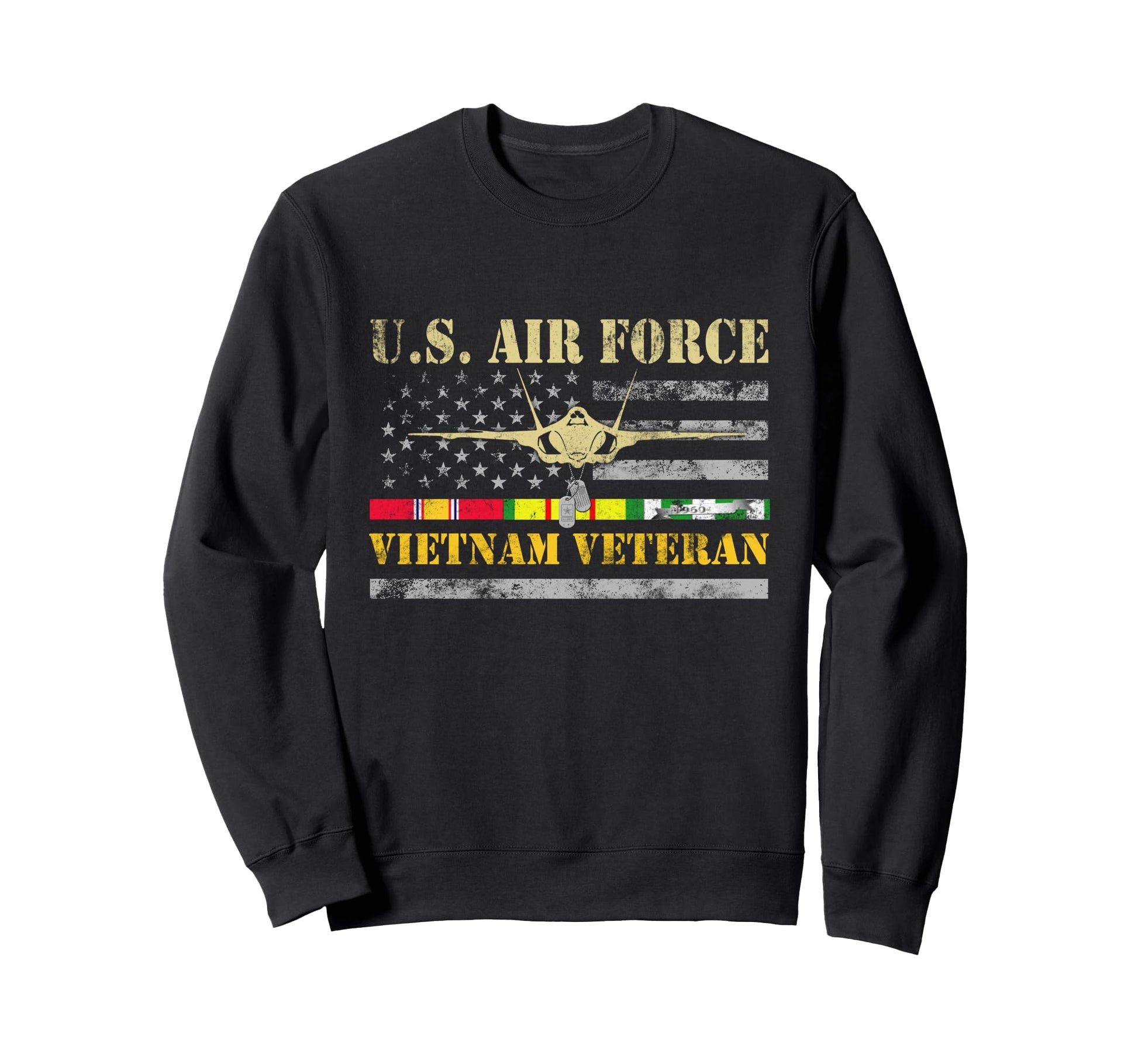 U S Air Force Vietnam Veteran Usaf Sweatshirt - Custom Art Print Men Women - T-Shirt, Sweatshirt, Hoodie