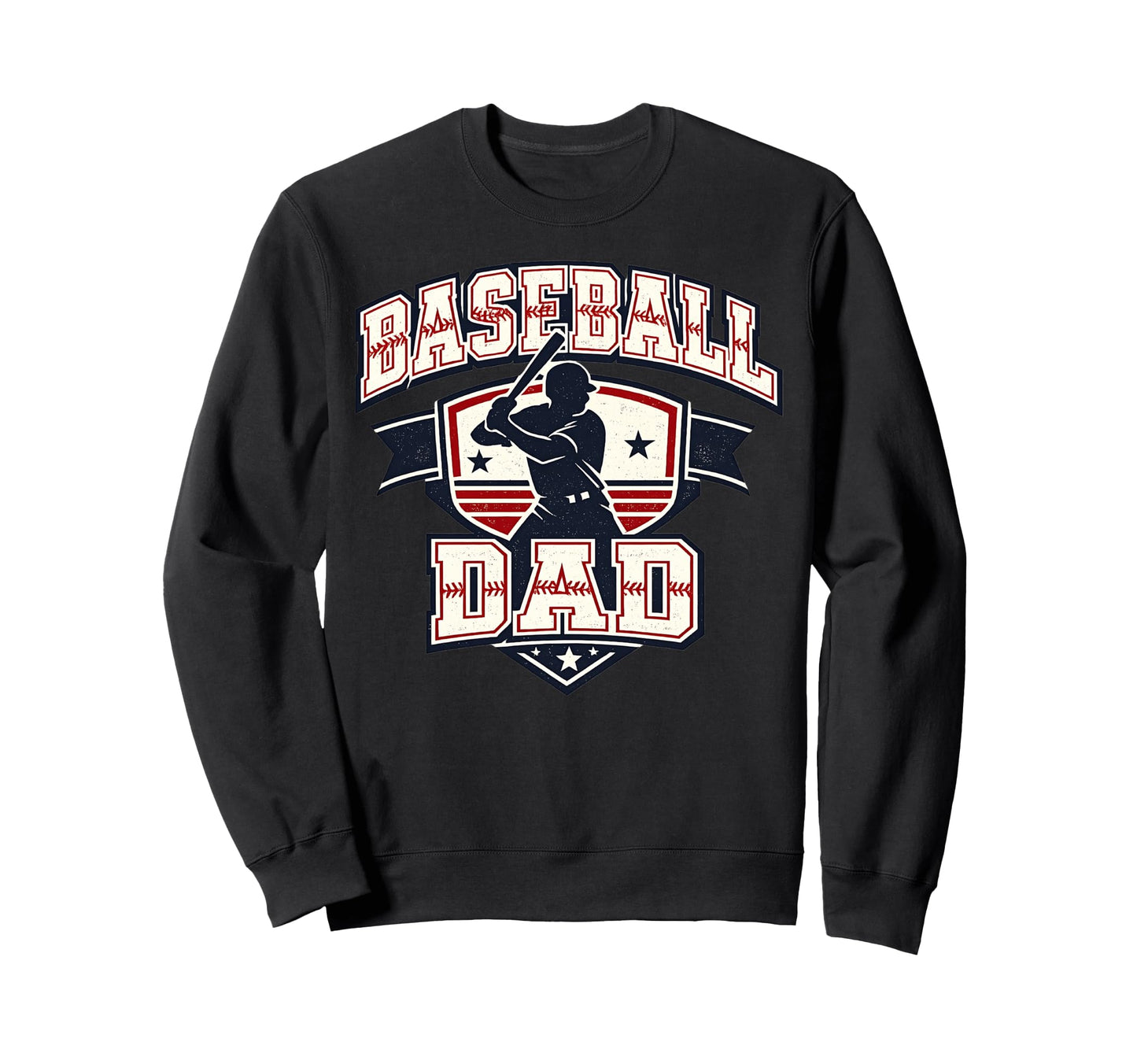 Baseball Dad Game Day Varsity Sweatshirt - Streetwear Style Men Women - T-Shirt, Sweatshirt, Hoodie