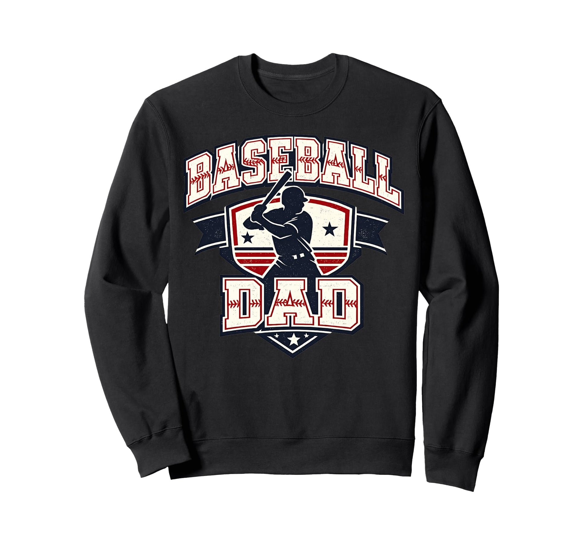 Baseball Dad Game Day Varsity Sweatshirt - Streetwear Style Men Women - T-Shirt, Sweatshirt, Hoodie