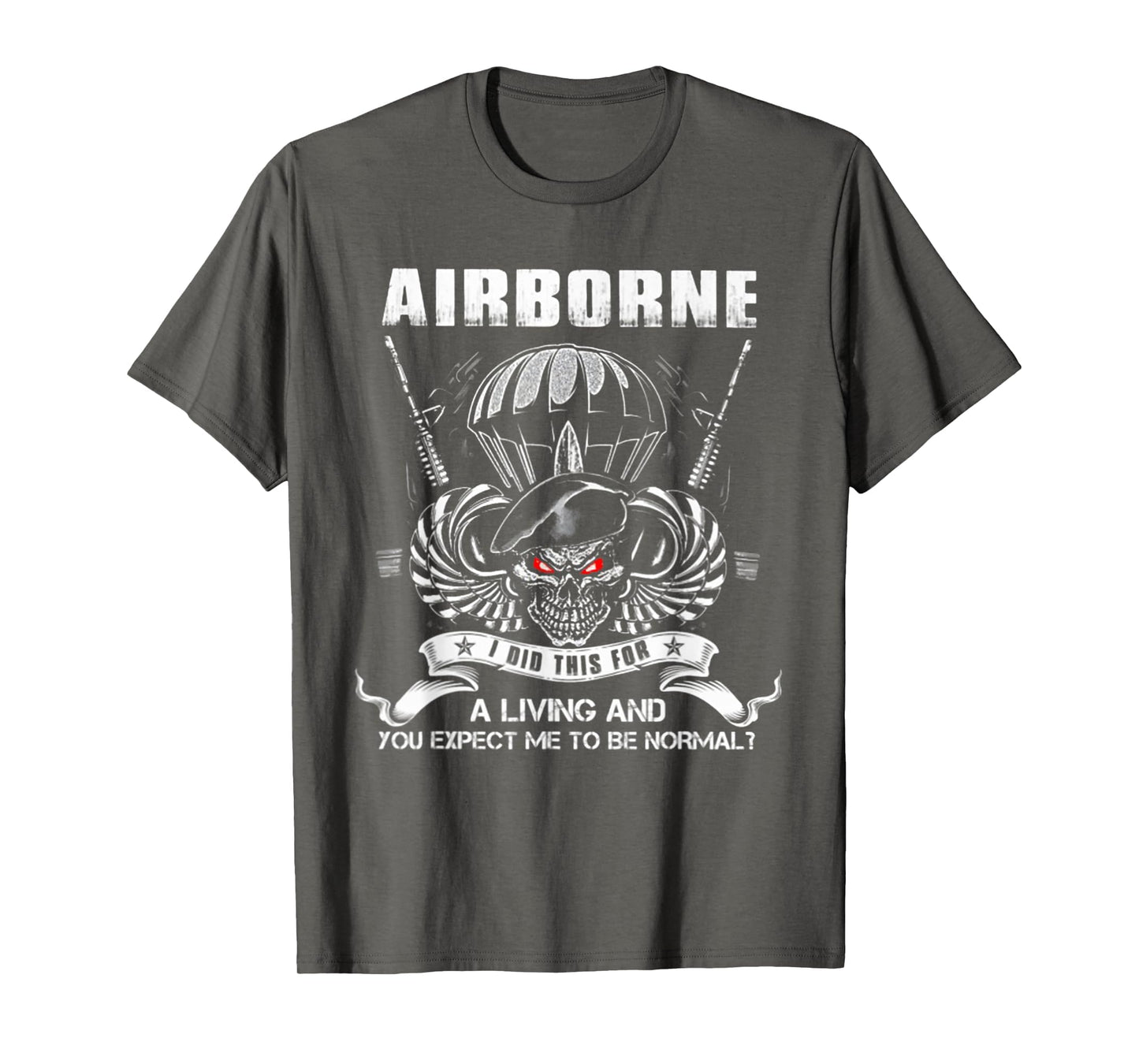 Airborne I Did This Living T-Shirt - Minimalist Print for Adults - T-Shirt, Sweatshirt, Hoodie