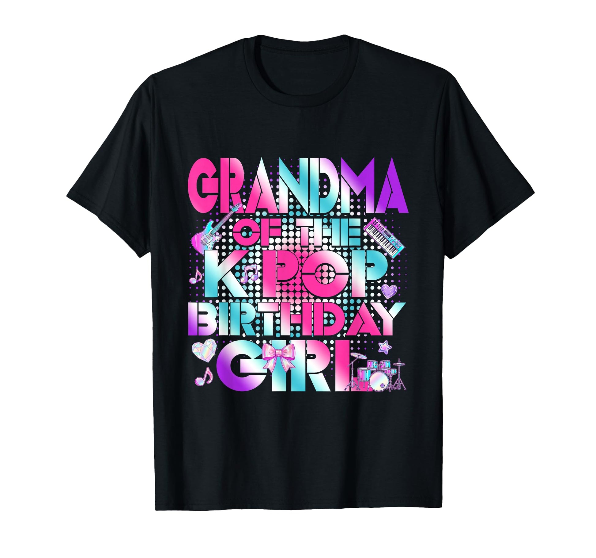 Grandma K Pop Birthday Matching T-Shirt - Fun Novelty Design for Adults - T-Shirt, Sweatshirt, Hoodie