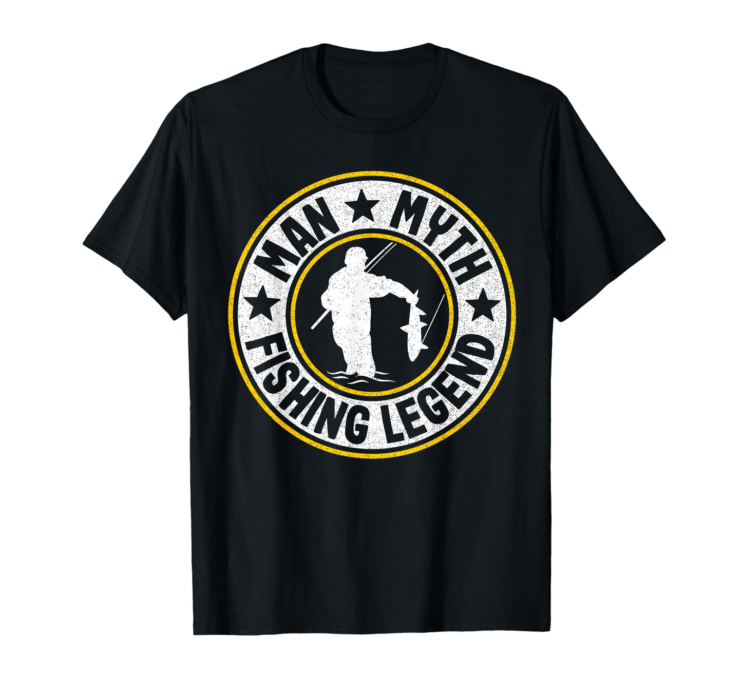 Myth Fishing Legend Dad Grandpa T-Shirt - Trendy Graphic for Adults - T-Shirt, Sweatshirt, Hoodie