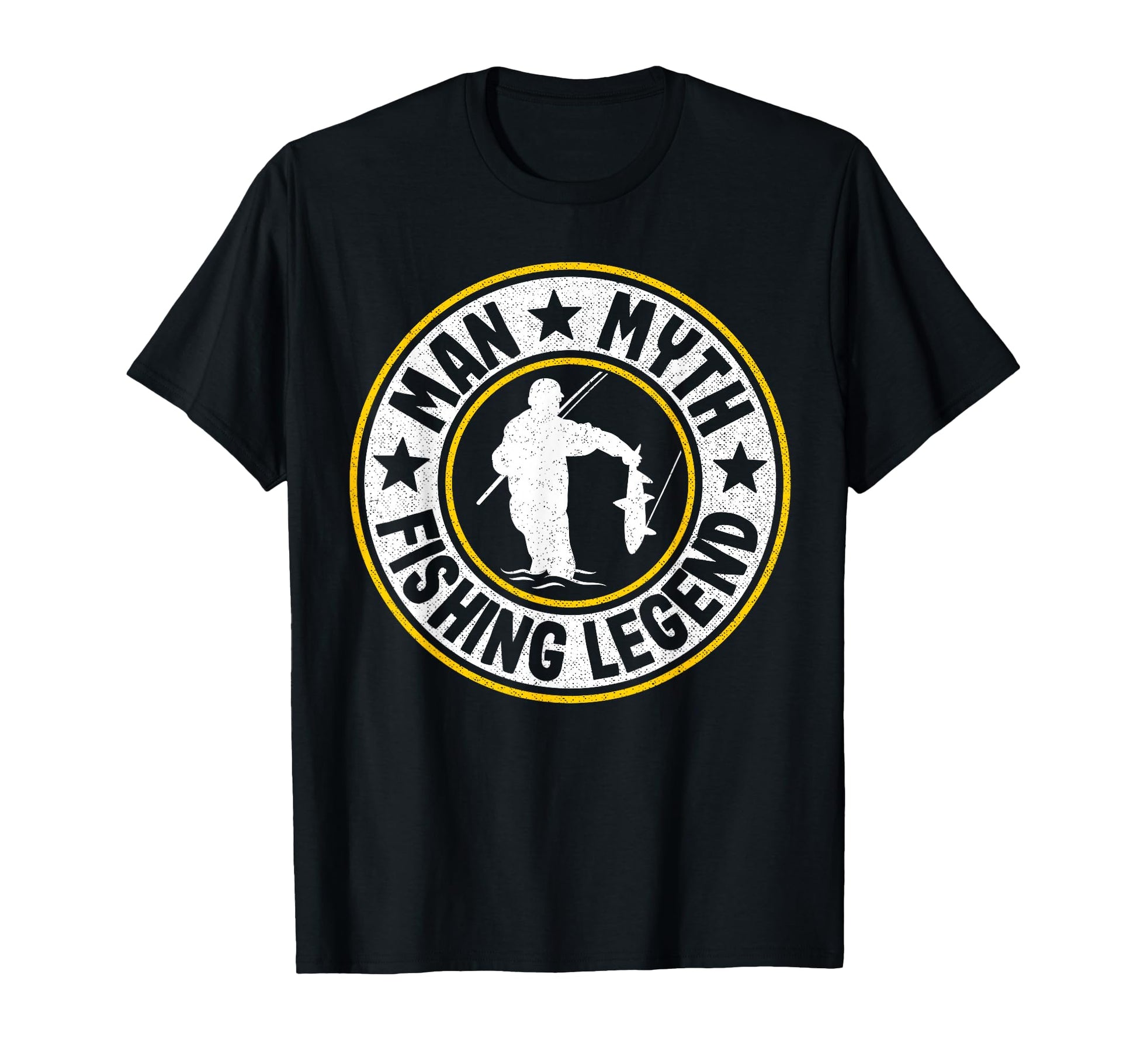 Myth Fishing Legend Dad Grandpa T-Shirt - Trendy Graphic for Adults - T-Shirt, Sweatshirt, Hoodie