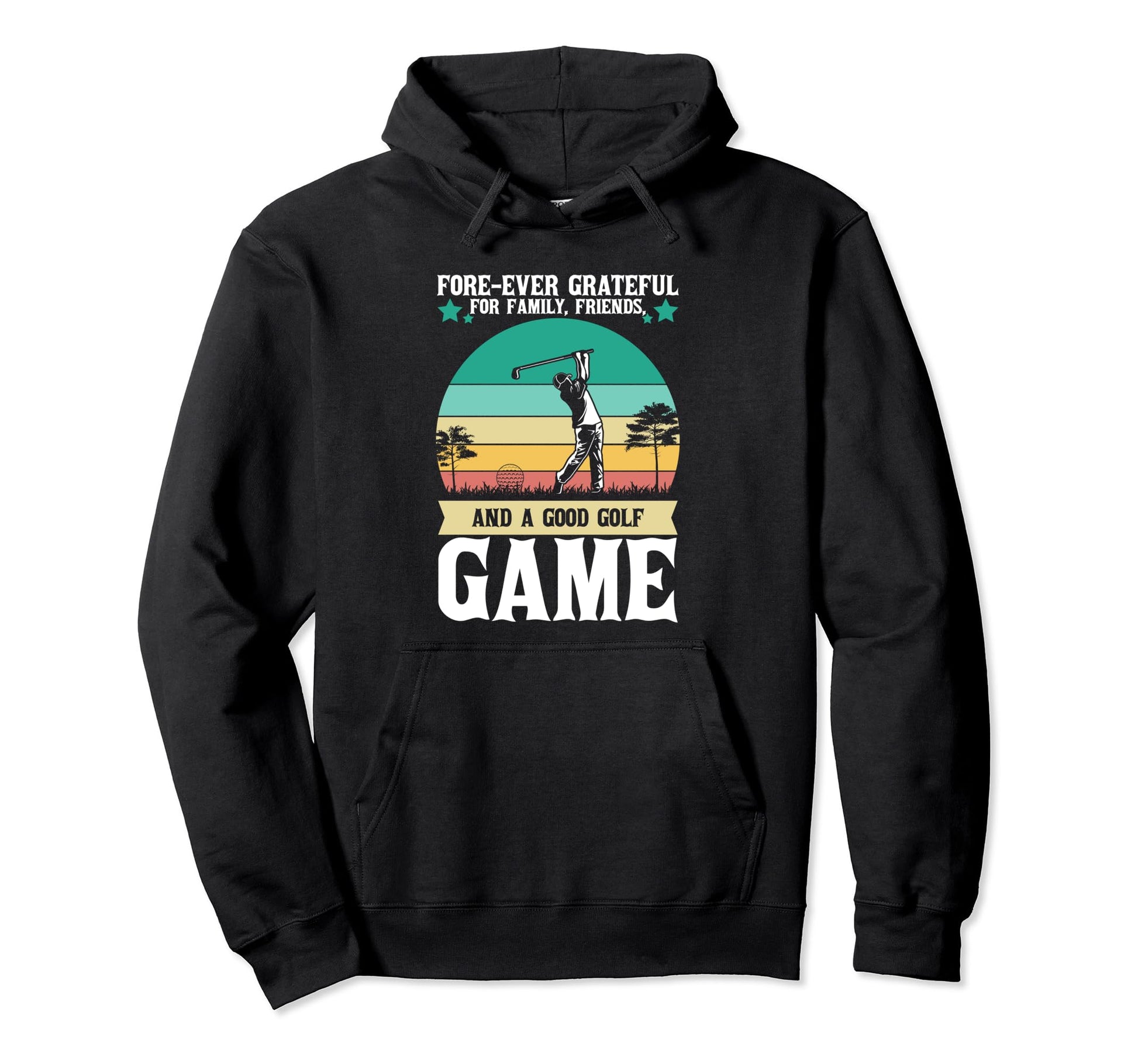 Forever Grateful Family Friends And Hoodie - Aesthetic Graphic for Adults - T-Shirt, Sweatshirt, Hoodie