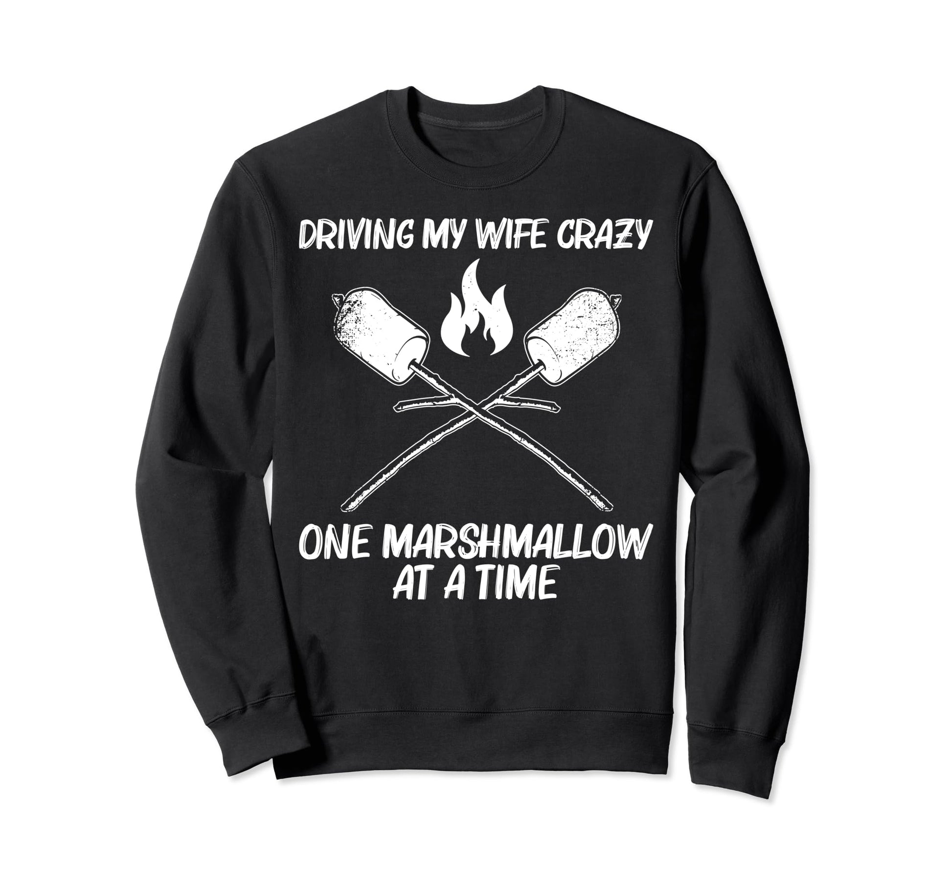 Marshmallow Dad Marshmallows Camping Sweatshirt - Unique Graphic Unisex - T-Shirt, Sweatshirt, Hoodie