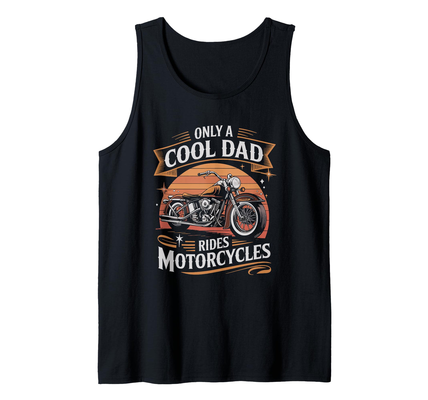 Motorcycle Father Rider Biker Dad Hoodie - Casual Everyday Wear Unisex - T-Shirt, Sweatshirt, Hoodie