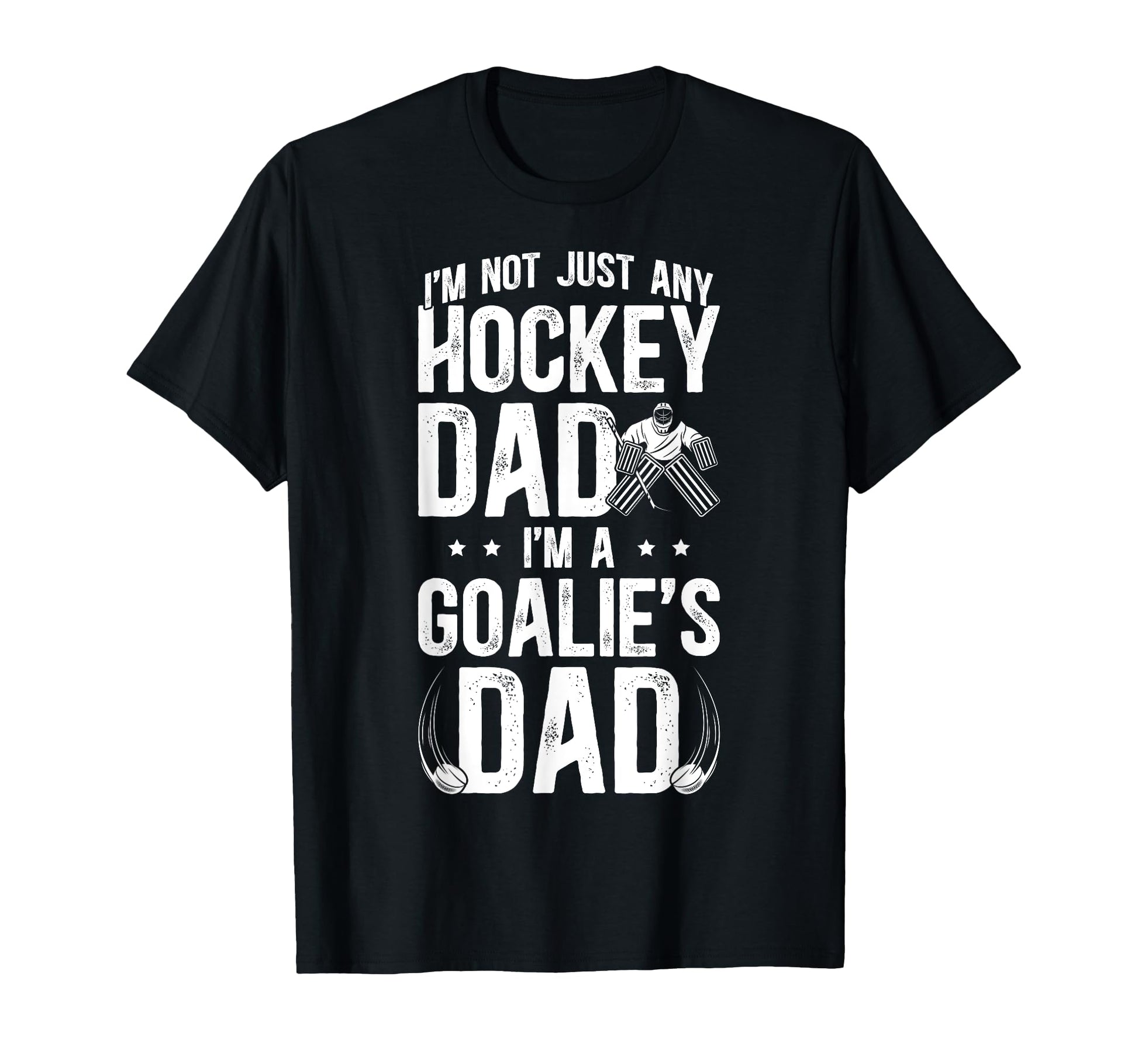 Im Hockey Goalie Dad Hockey T-Shirt - Minimalist Print Men Women - T-Shirt, Sweatshirt, Hoodie