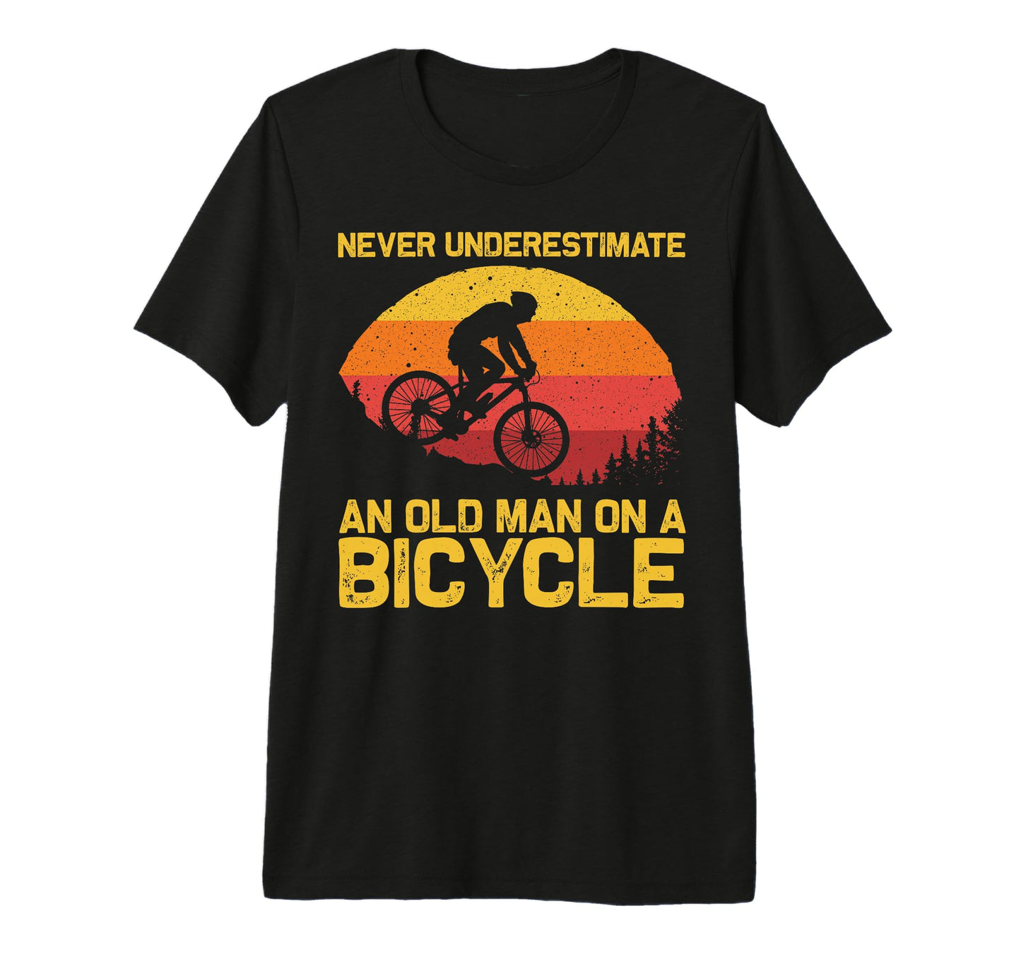Mountain Biking Dad Biker Mtb T-Shirt - Fun Novelty Design for Adults - T-Shirt, Sweatshirt, Hoodie