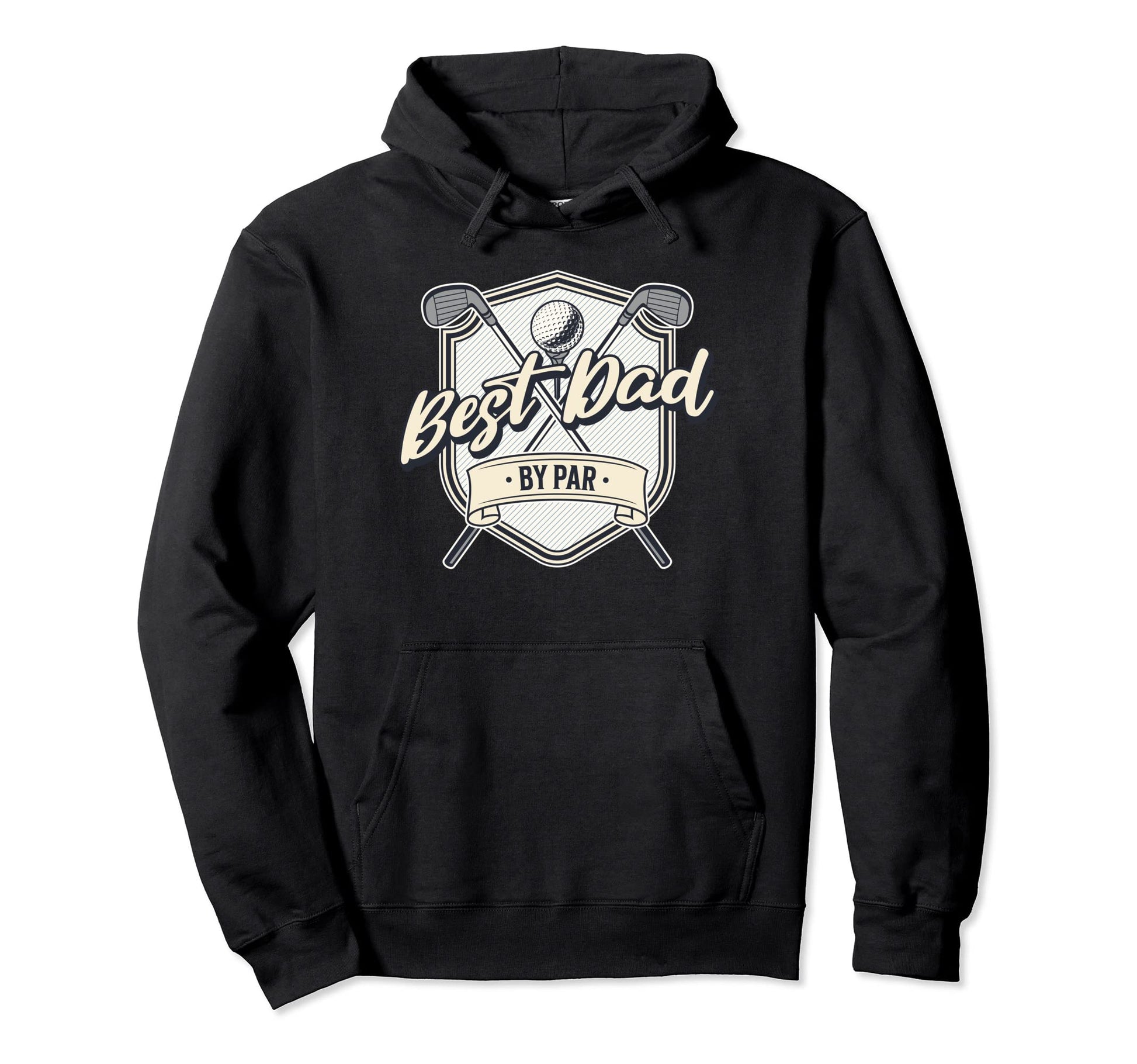 Best Dad Par Fathers Day Golf Hoodie - Fun Novelty Design for Adults - T-Shirt, Sweatshirt, Hoodie