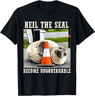 Neil The Seal Become Ungovernable Funny Elephant Seal Meme T-Shirt Unisex T-shirt, Sweatshirt, Hoodie, Long Sleeve Tee - T-Shirt, Sweatshirt, Hoodie