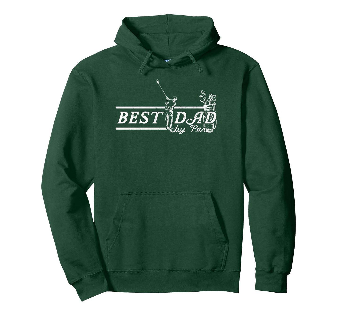 Best Dad Par Funny Mens Golfing Dad Father Hoodie - Trendy Graphic Unisex - T-Shirt, Sweatshirt, Hoodie