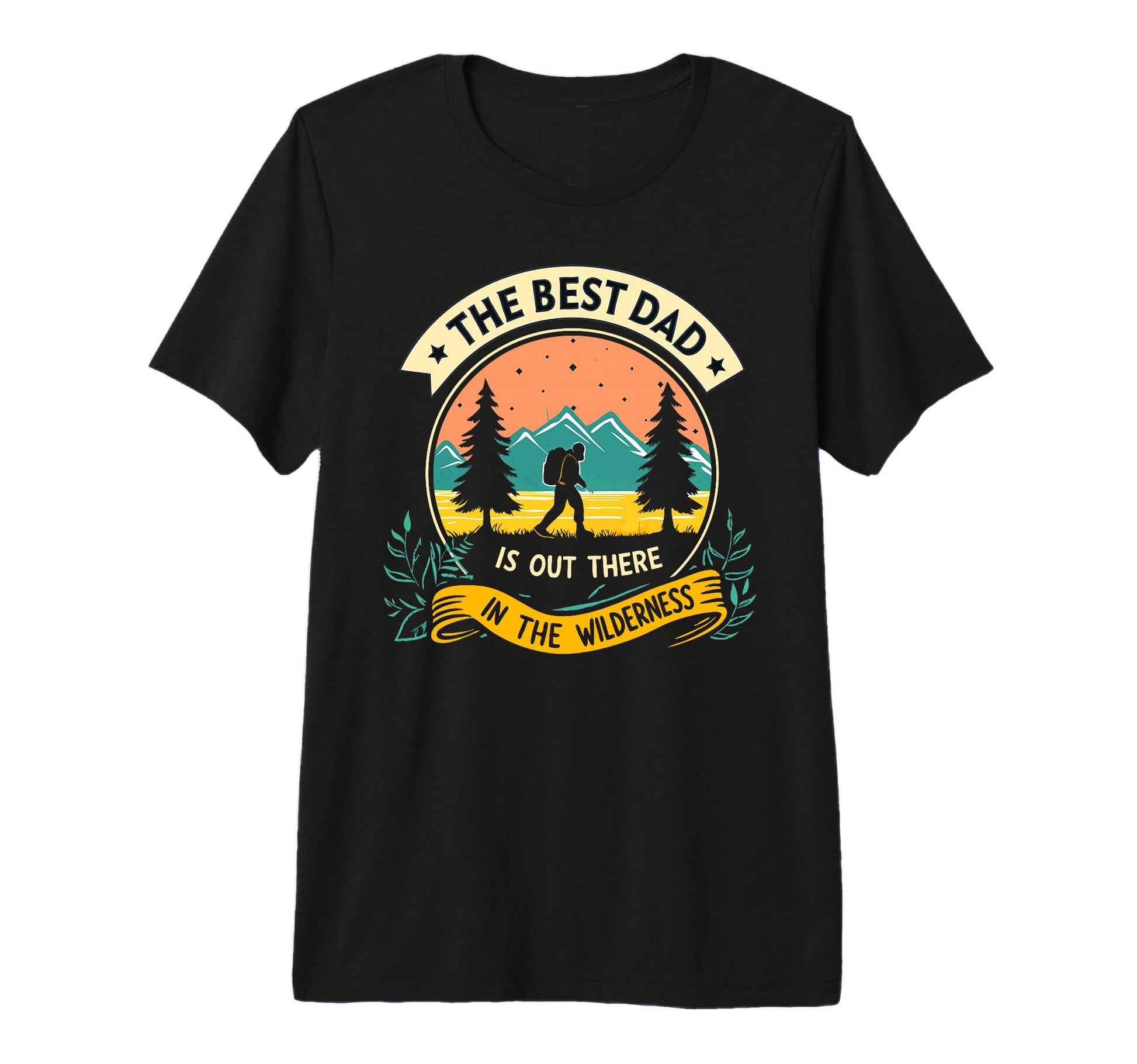 Campfire Adventure Best Dad Nature T-Shirt - Novelty Apparel for Adults - T-Shirt, Sweatshirt, Hoodie