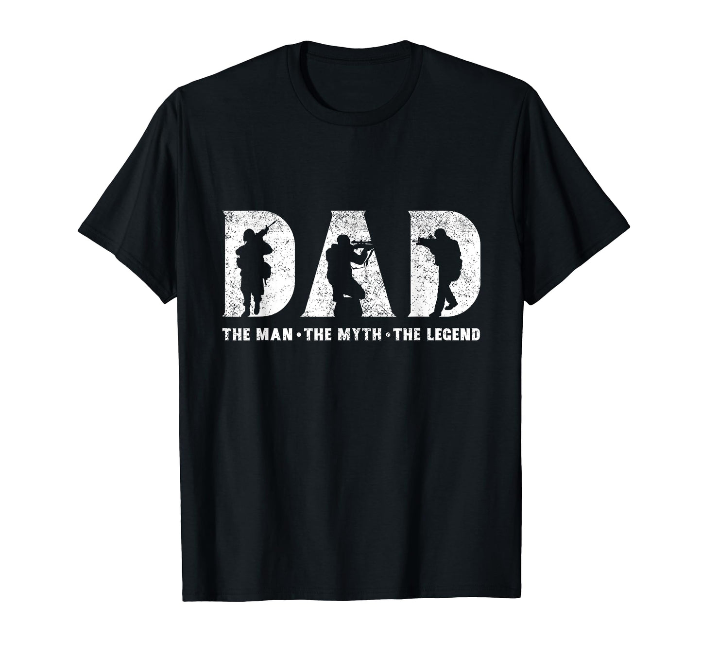 Airsoft Dad Myth Legend Fathers Day T-Shirt - Custom Art Print Men Women - T-Shirt, Sweatshirt, Hoodie