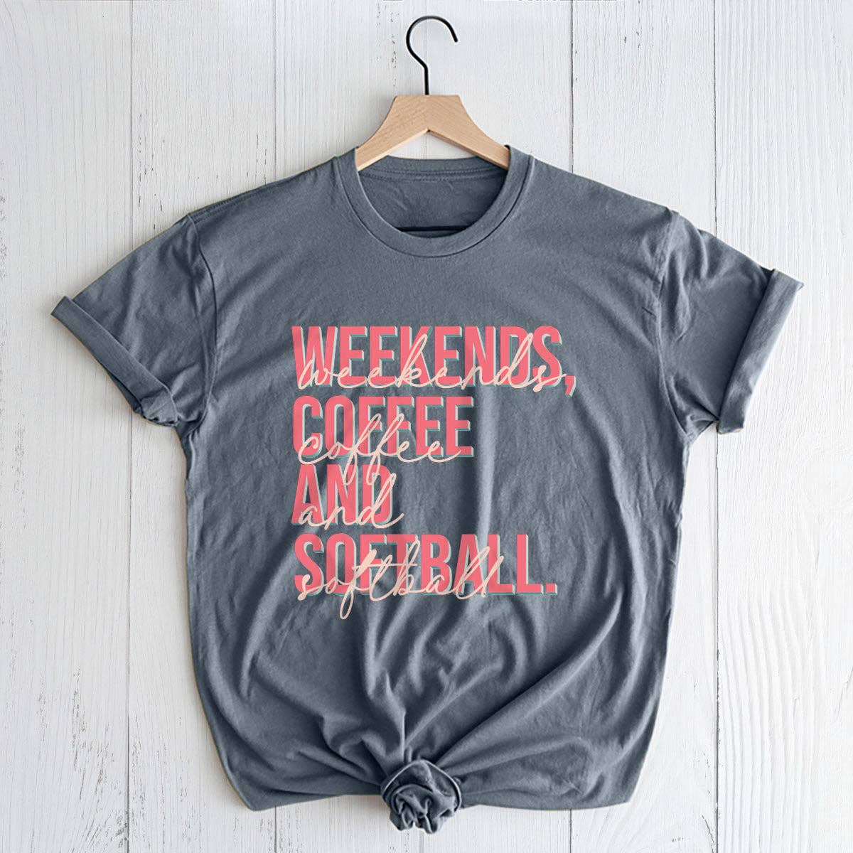 Weekends Coffee Softball Unisex T-shirt, Sweatshirt, Hoodie, Long Sleeve Tee - T-Shirt, Sweatshirt, Hoodie